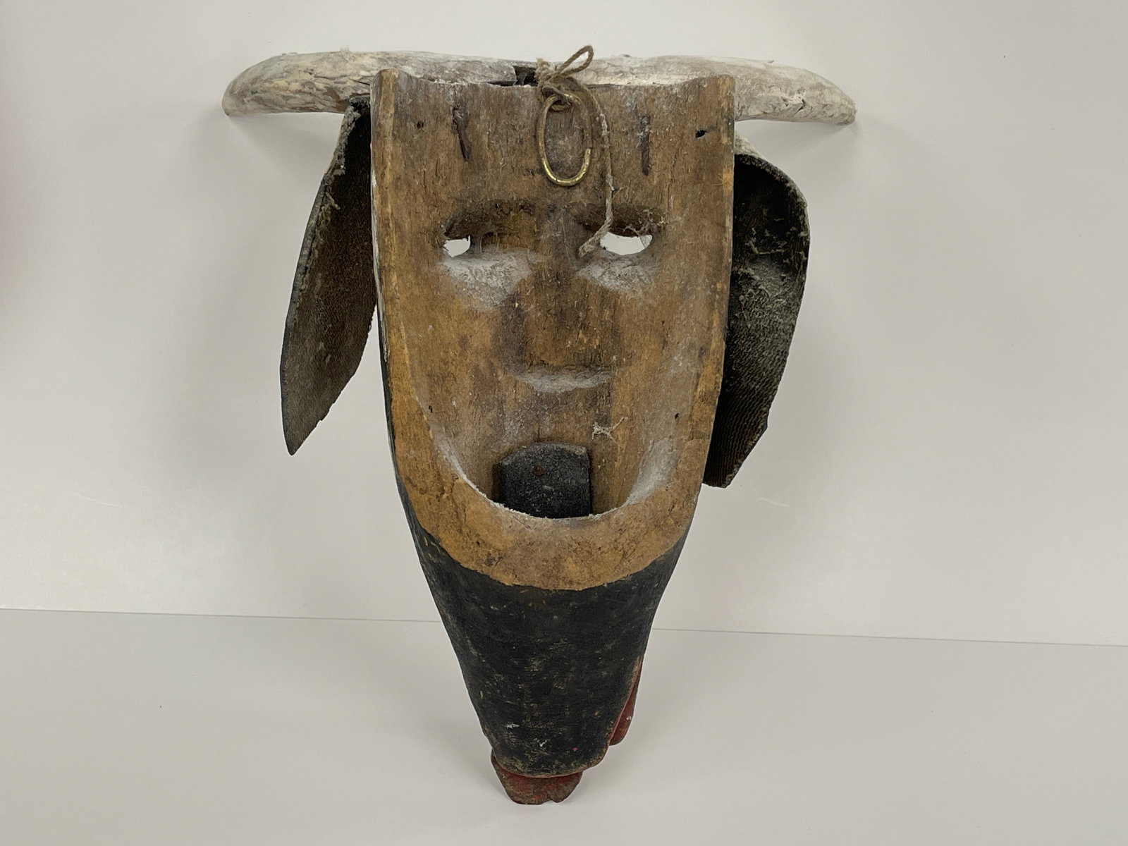 CARVED STEER HEAD - 5