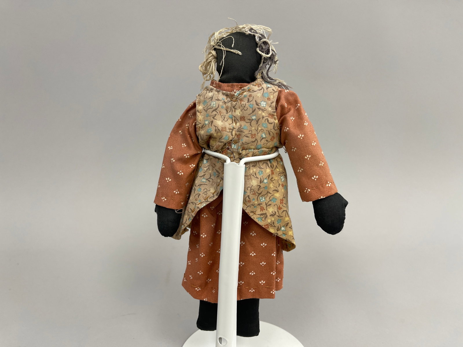 SMALL BLACK RAG DOLL - 4