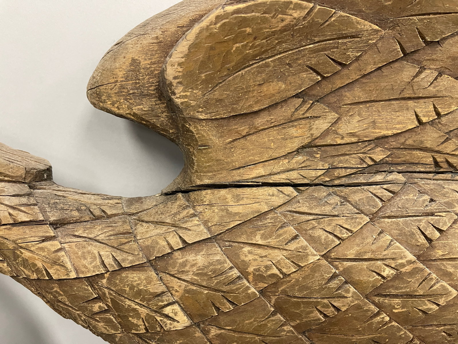CARVED EAGLE PLAQUE - 3
