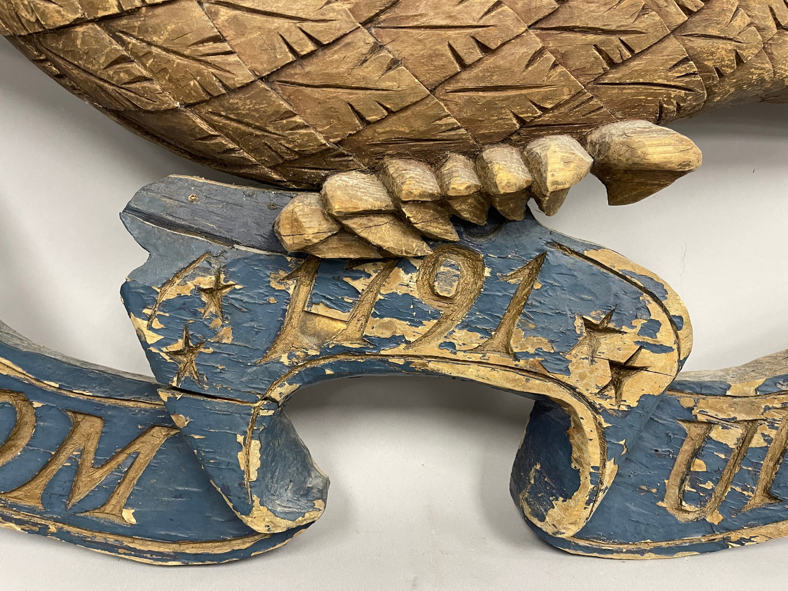 CARVED EAGLE PLAQUE - 4