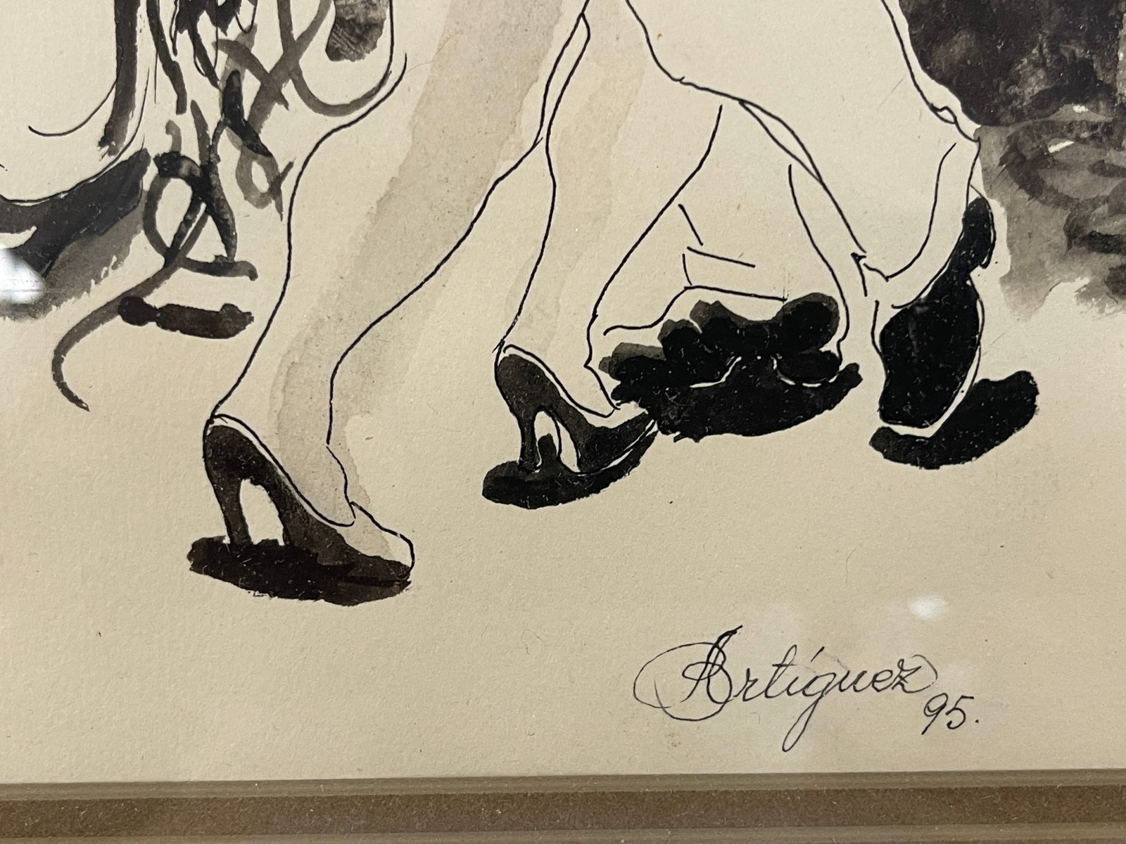 DANCERS LITHOGRAPH - 2