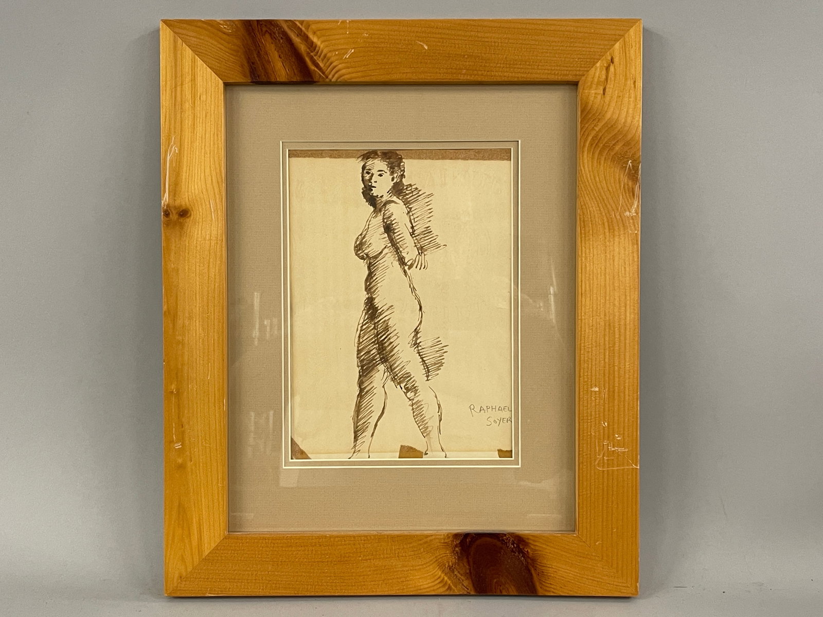 INK PAINTING OF NUDE: INK PAINTING OF NUDE