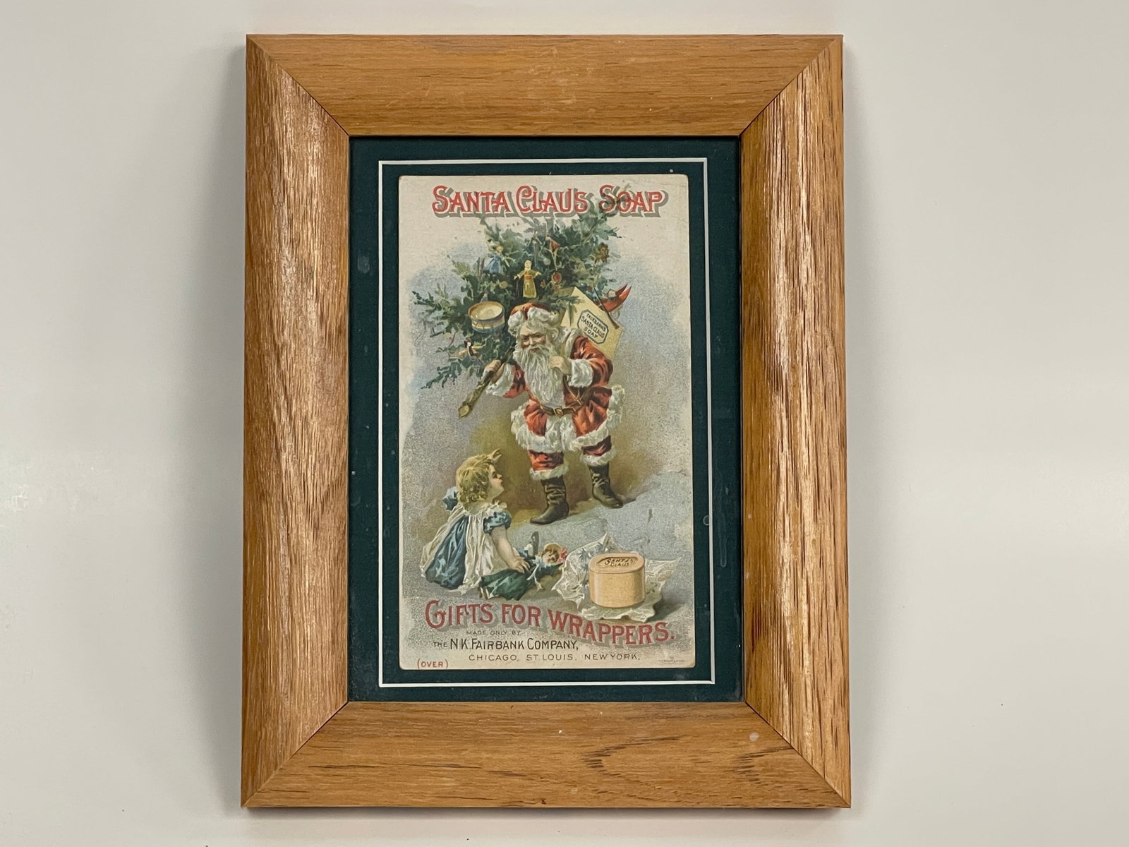SANTA CLAUS SOAP TRADE CARD (1 of 2)