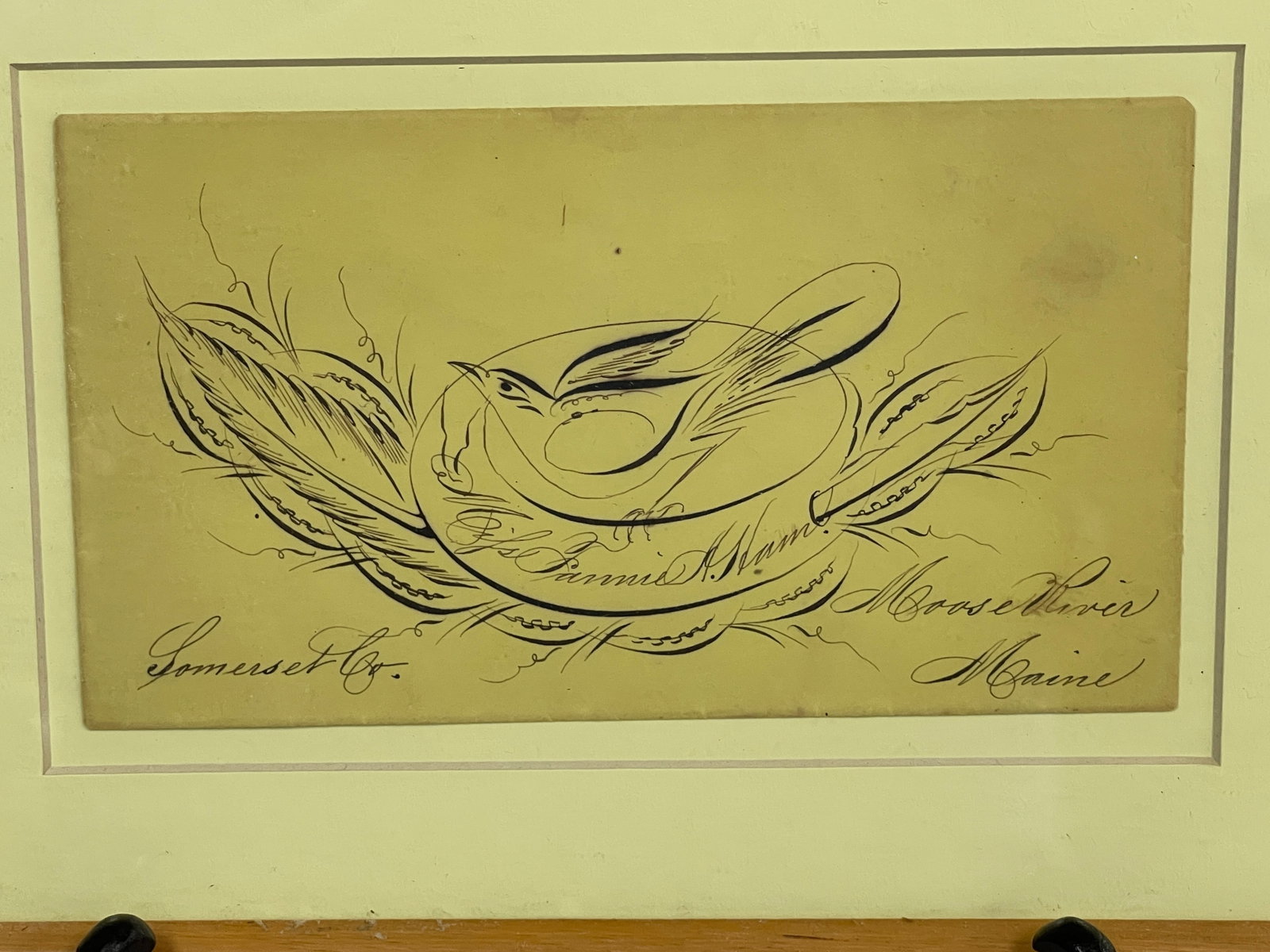 EAGLE CALLIGRAPHY DRAWING - 2