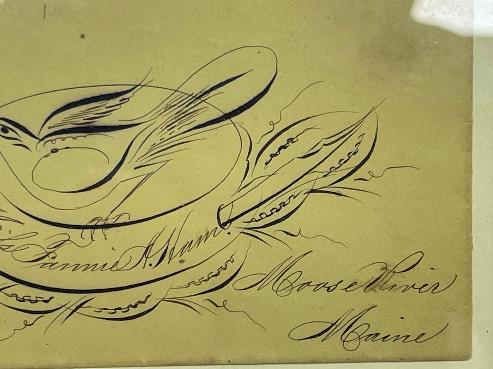 EAGLE CALLIGRAPHY DRAWING - 3