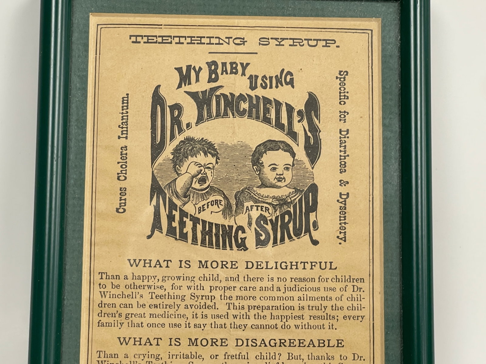 TEETHING SYRUP BROADSIDE - 2