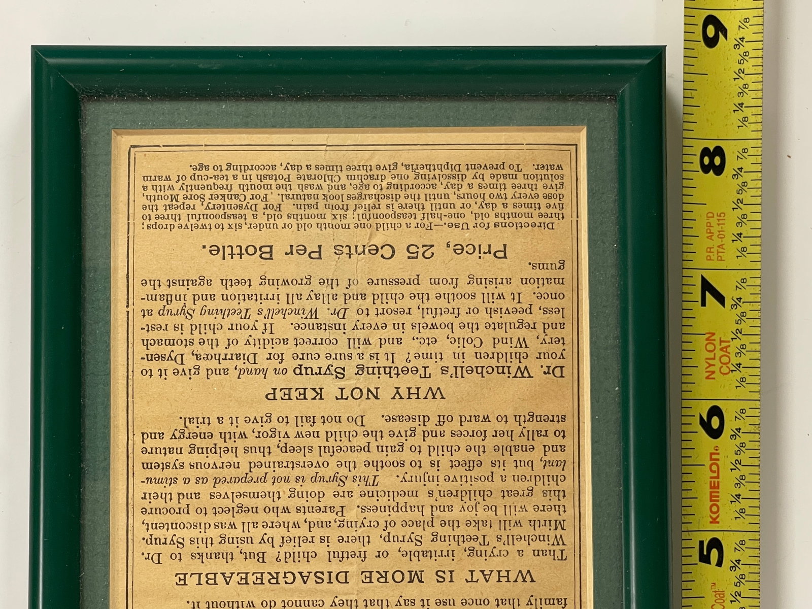 TEETHING SYRUP BROADSIDE - 4