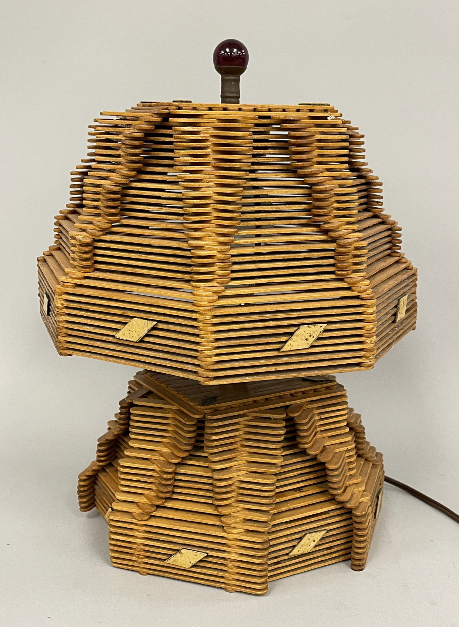 POPSICLE STICK TABLE LAMP (1 of 4)