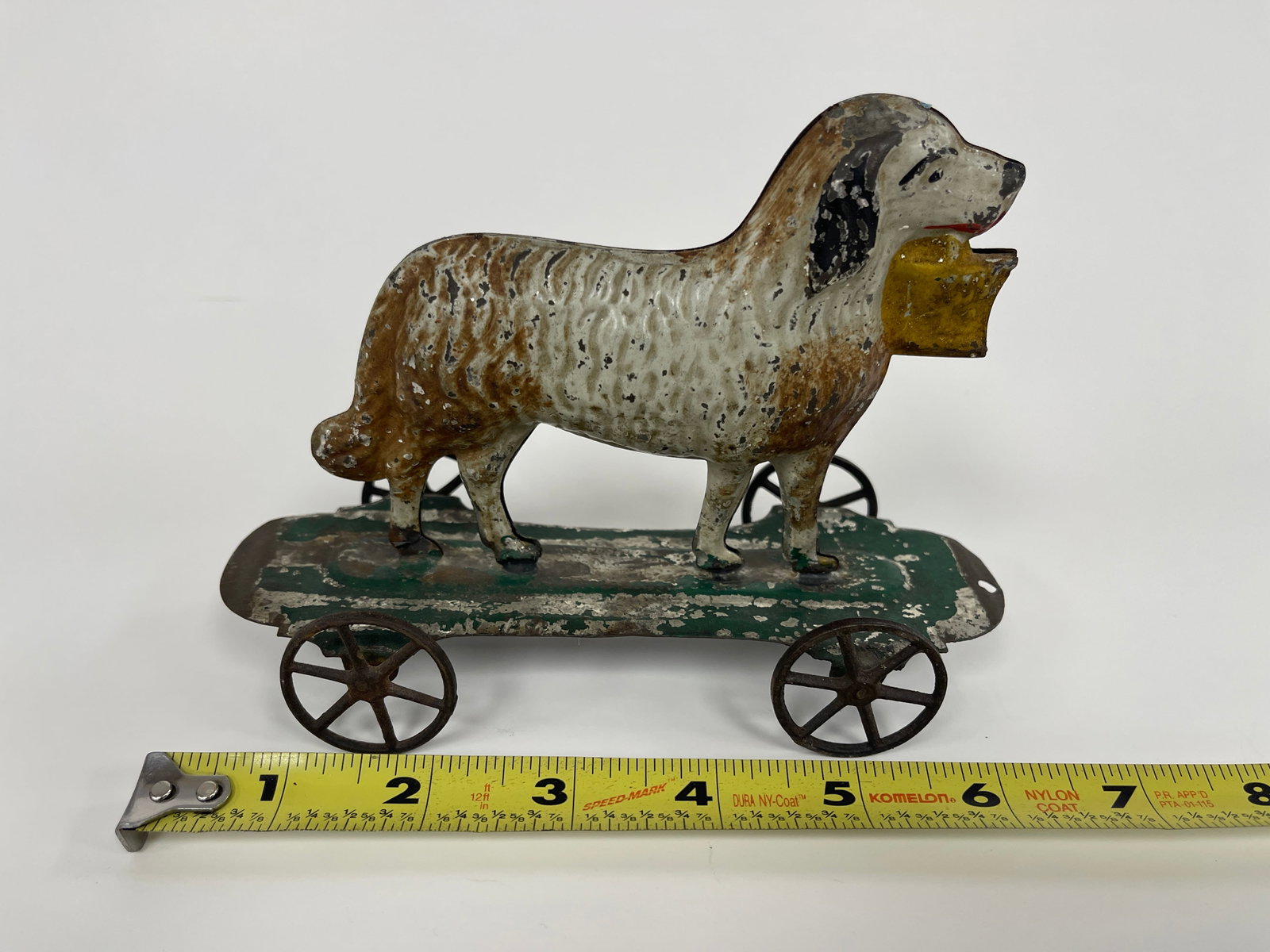 DOG WITH BASKET PULL TOY - 2