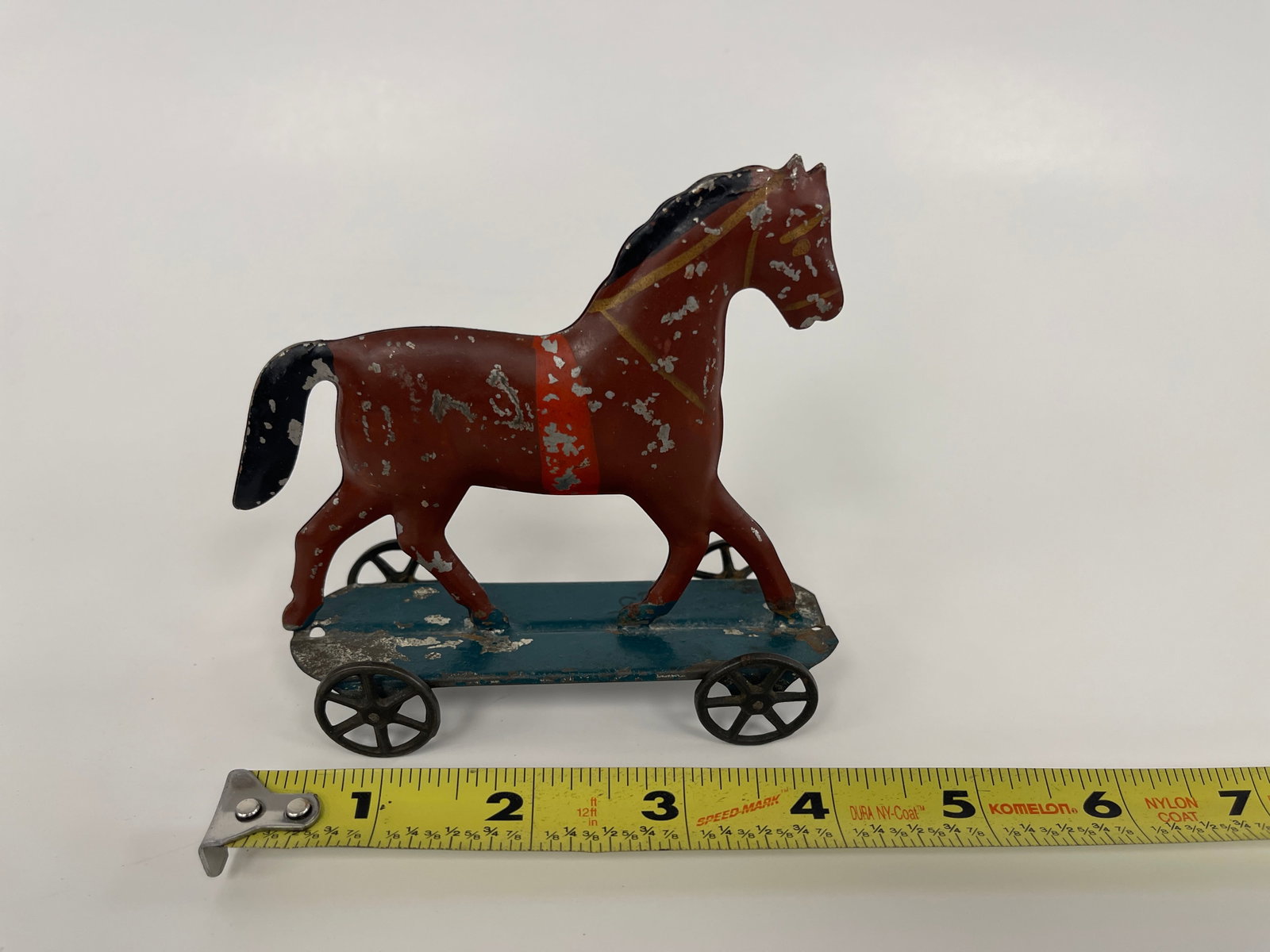 BROWN HORSE PULL TOY - 4