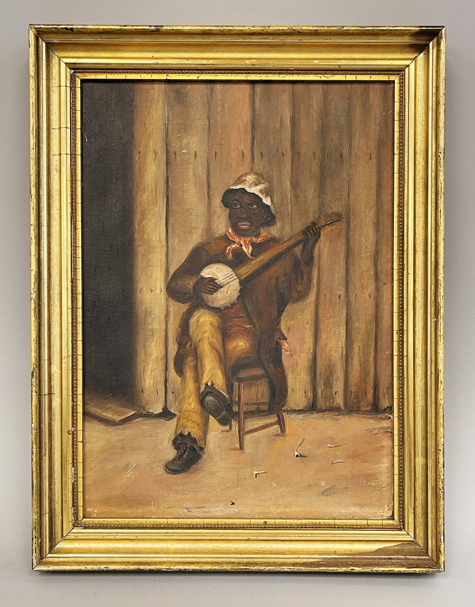 BANJO PLAYER PAINTING (1 of 5)