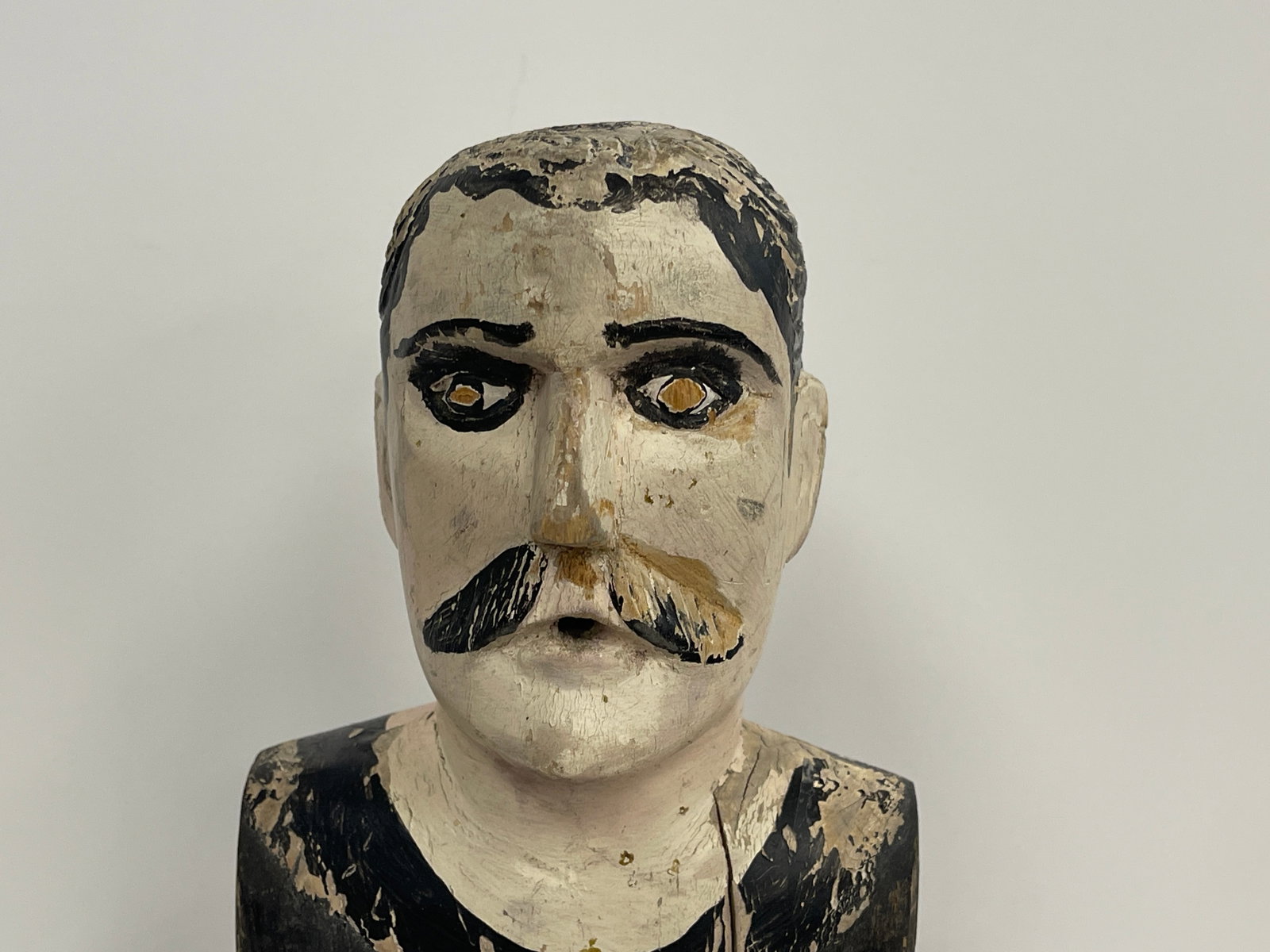 MUSTACHED MAN PUPPET FRAGMENT - 4