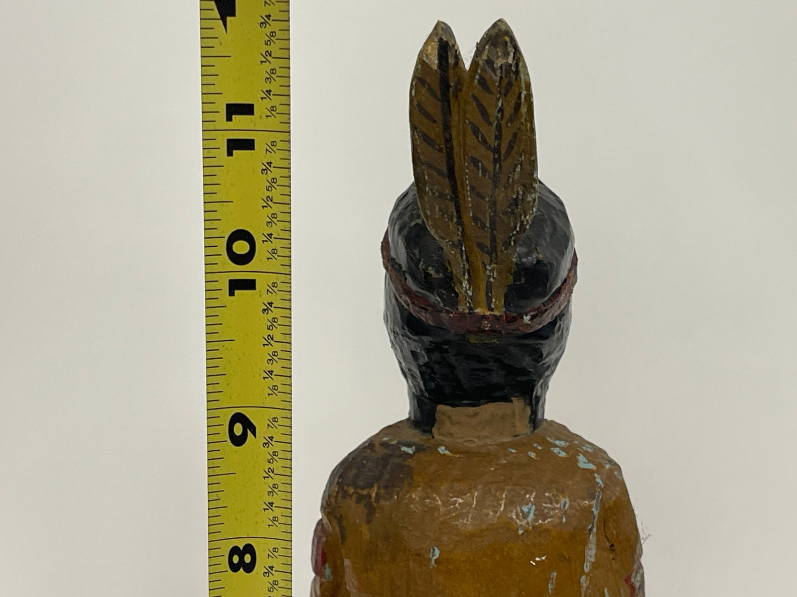 CARVED NATIVE AMERICAN - 4