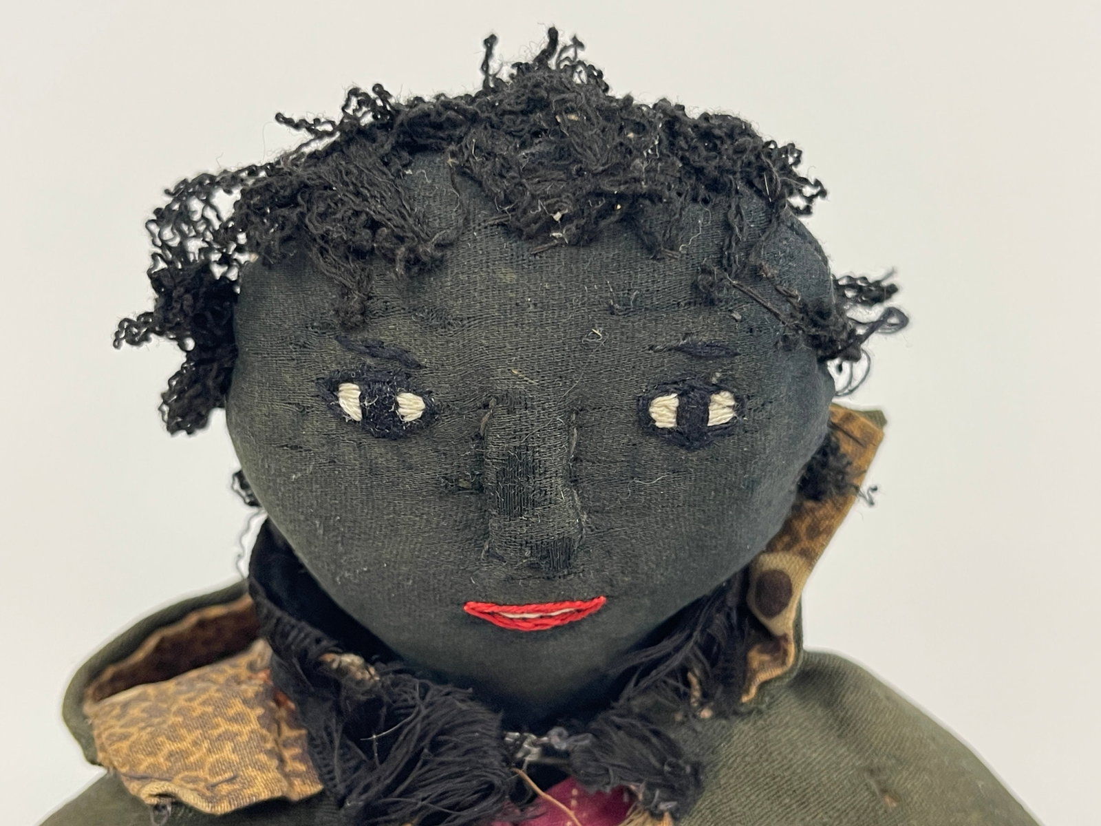 EARLY BLACK RAG DOLL - 2