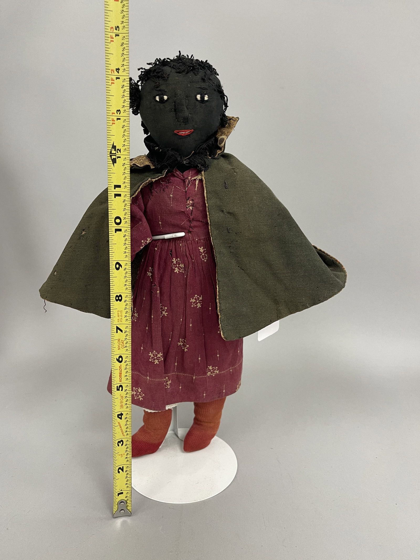 EARLY BLACK RAG DOLL - 4