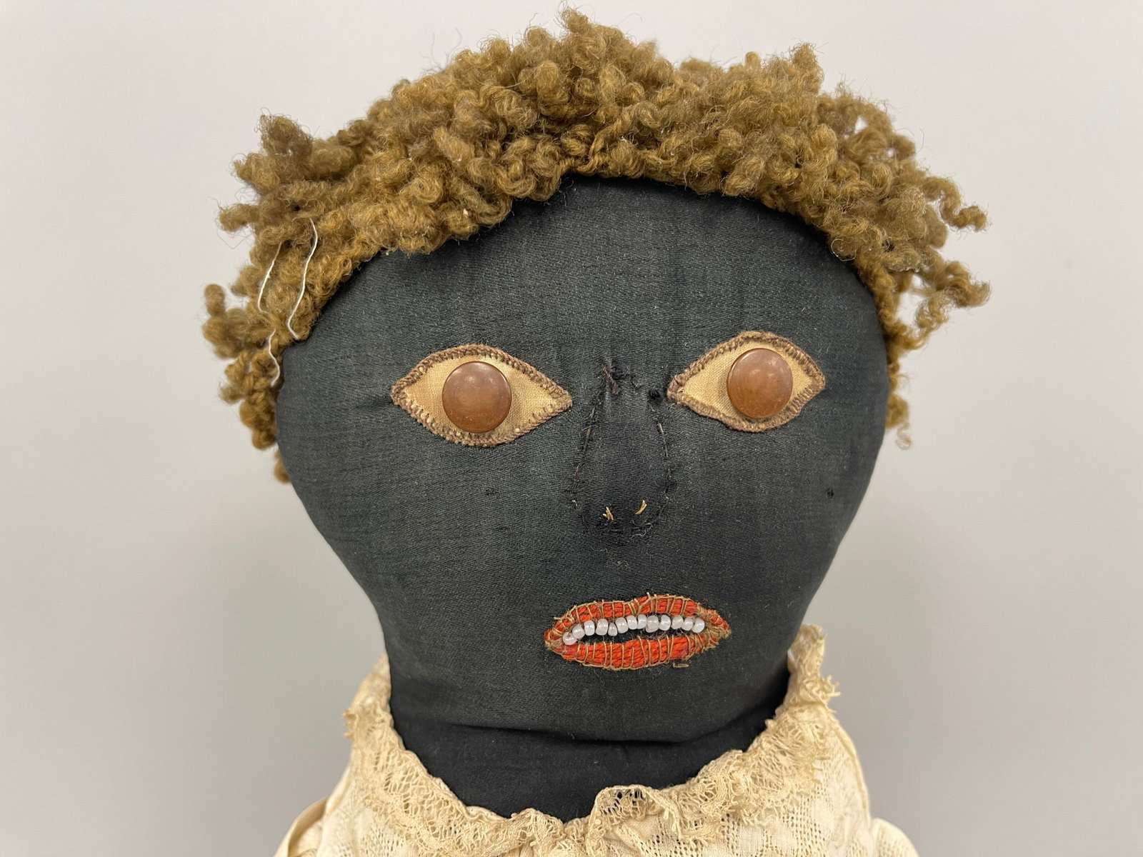 EARLY BLACK RAG DOLL - 2