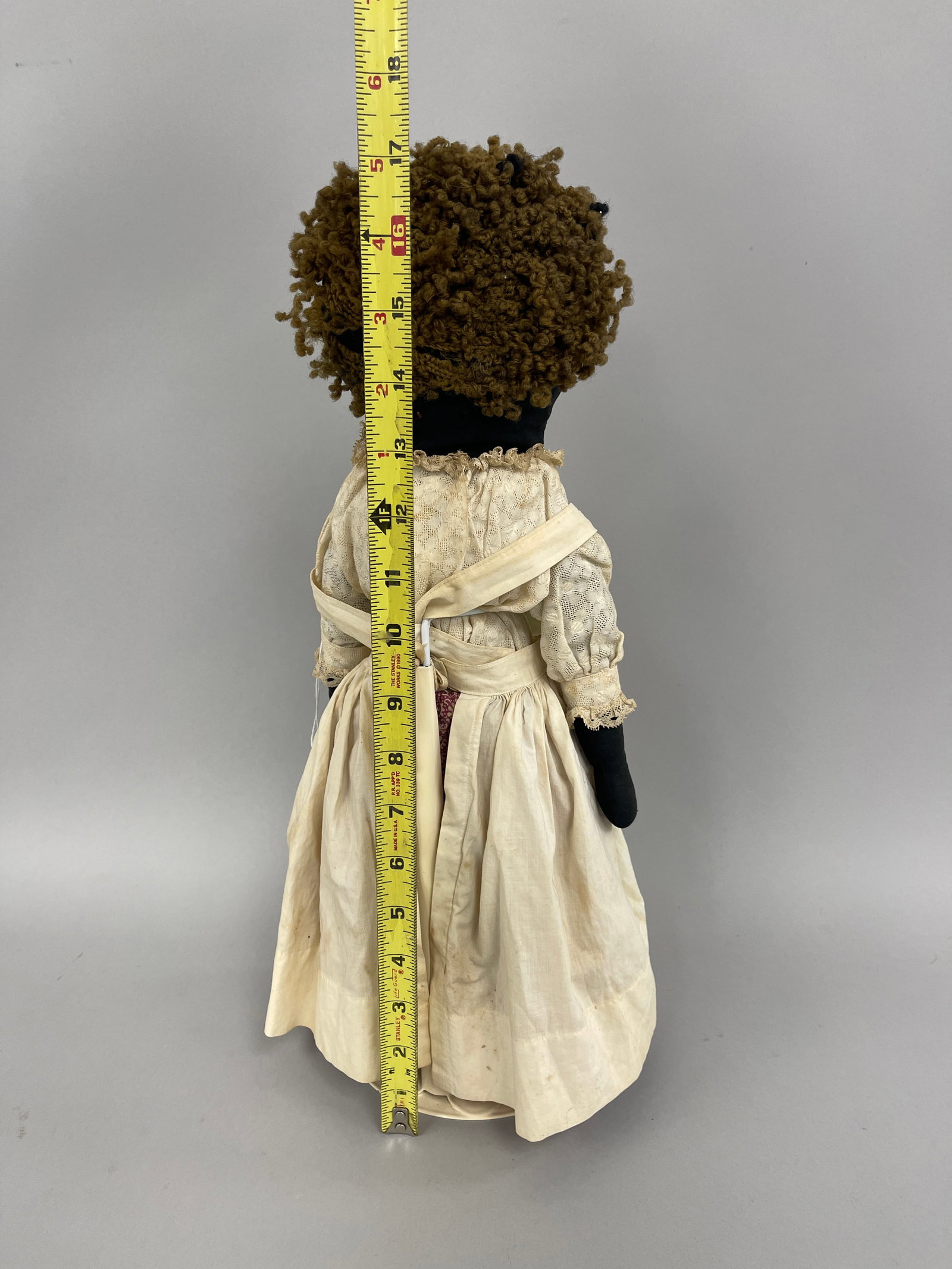 EARLY BLACK RAG DOLL - 3