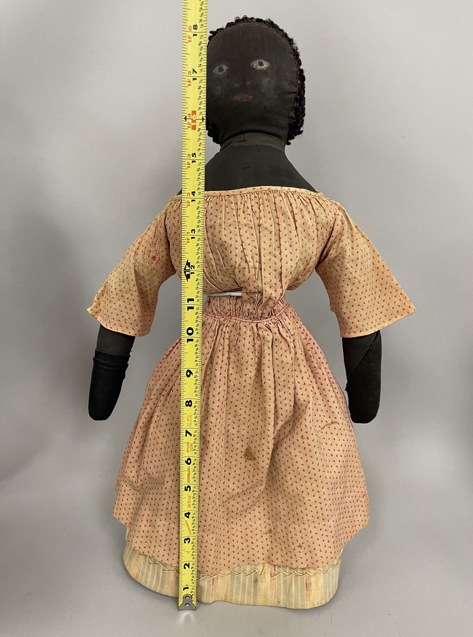 EARLY BLACK RAG DOLL - 4