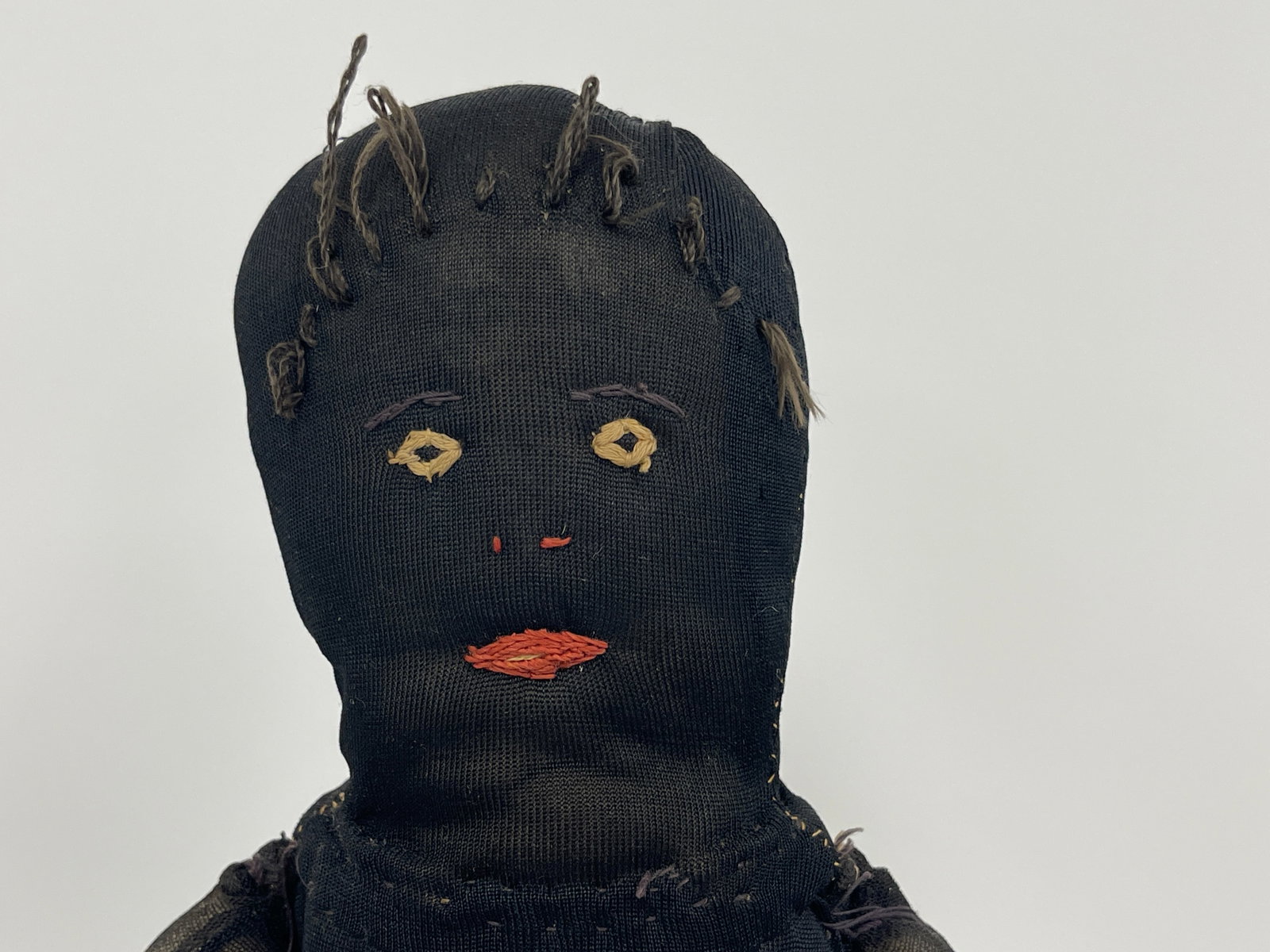 EARLY BLACK RAG DOLL - 2