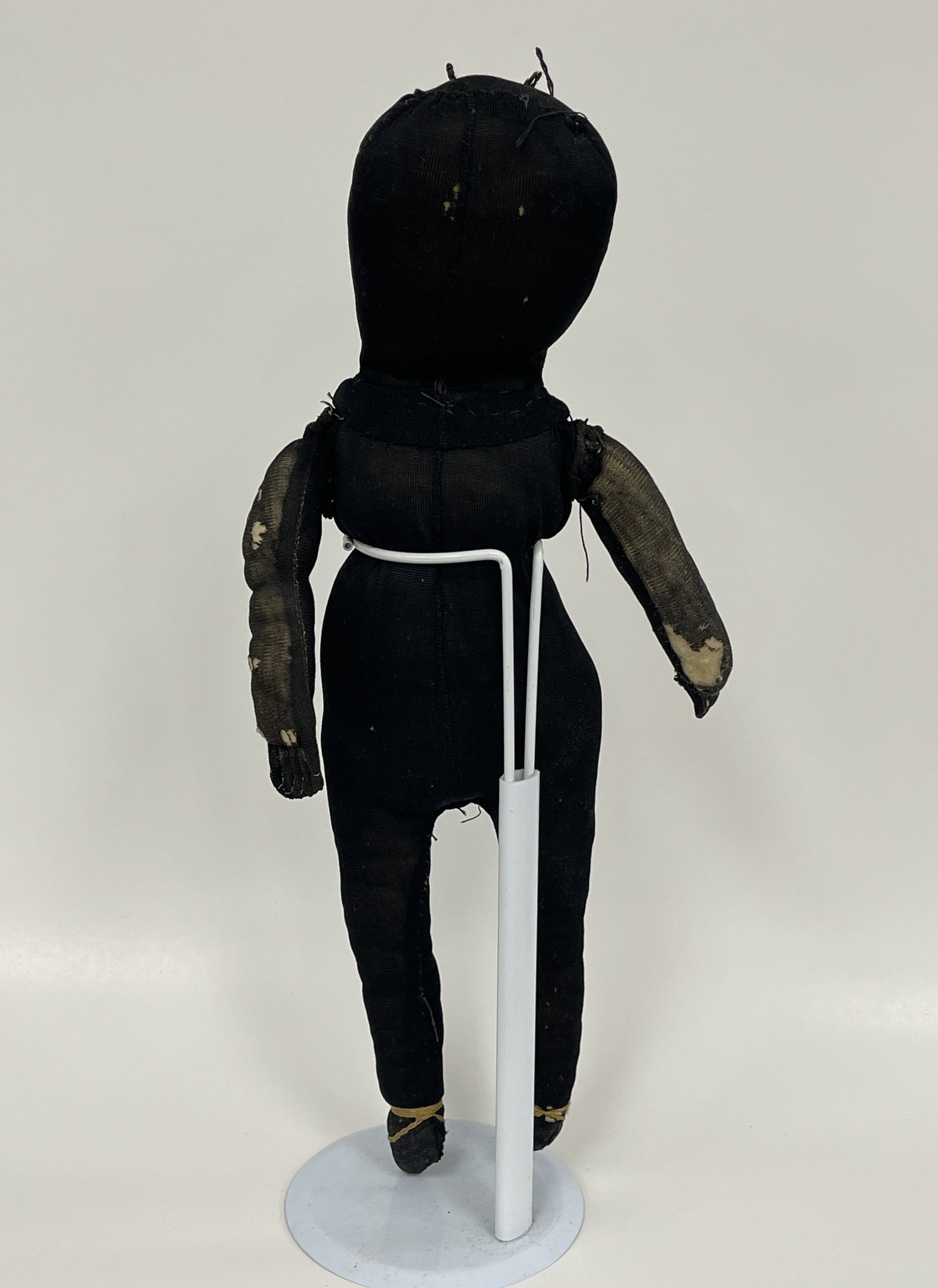 EARLY BLACK RAG DOLL - 3