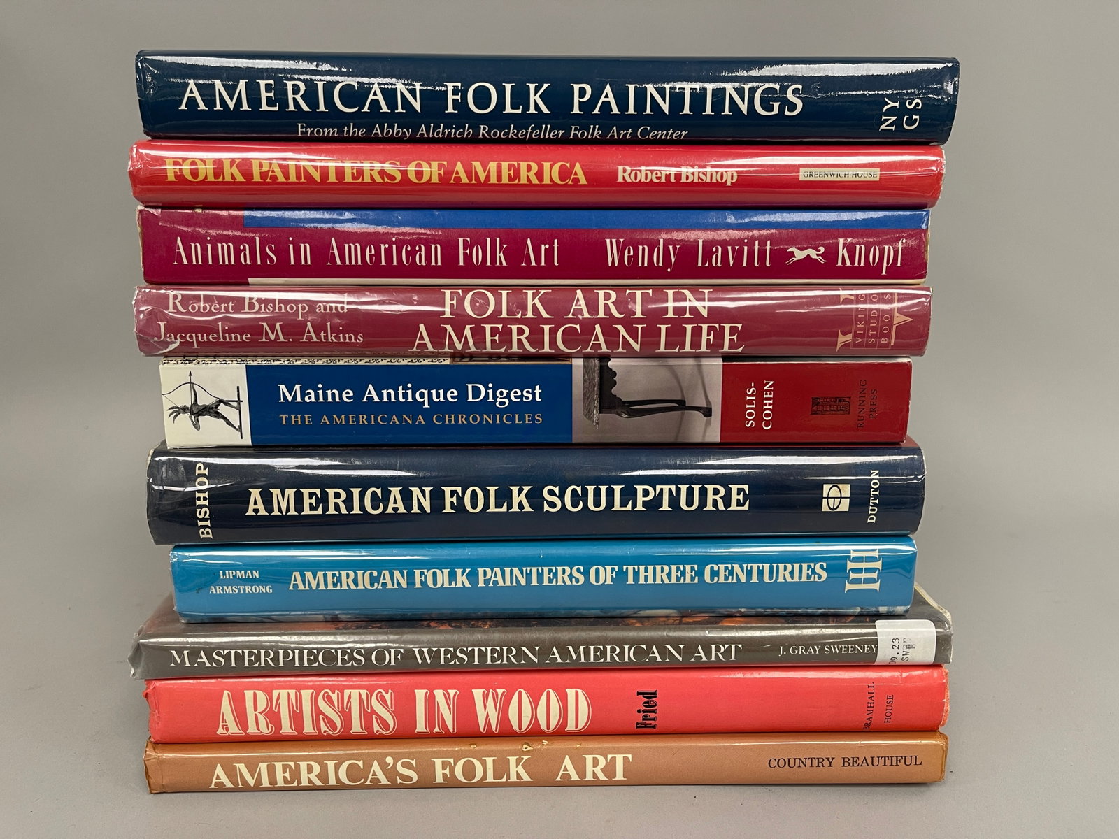 LOT OF 10 ANTIQUES REFERENCE BOOKS (1 of 3)