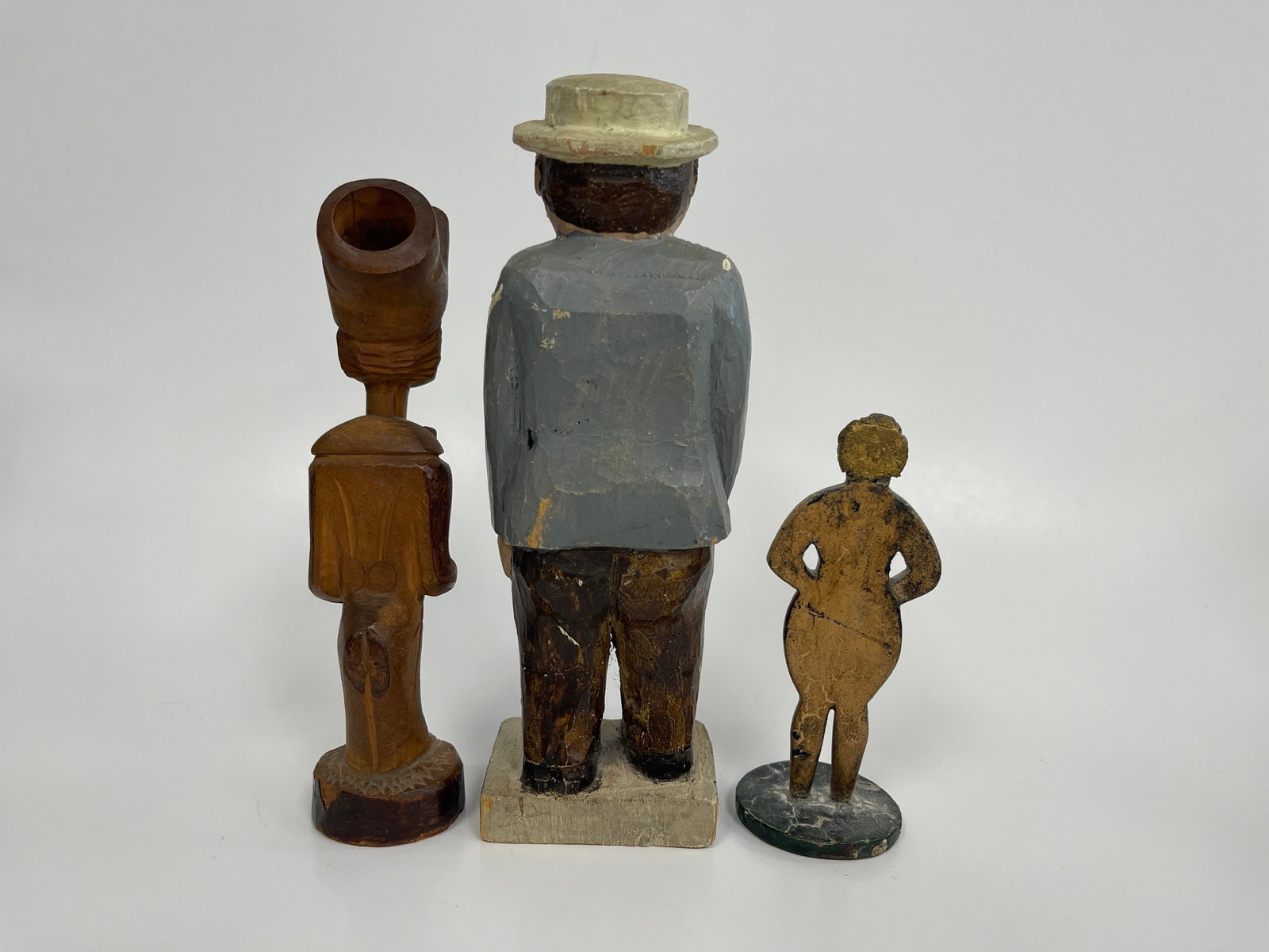 3 CARVED FIGURES - 2