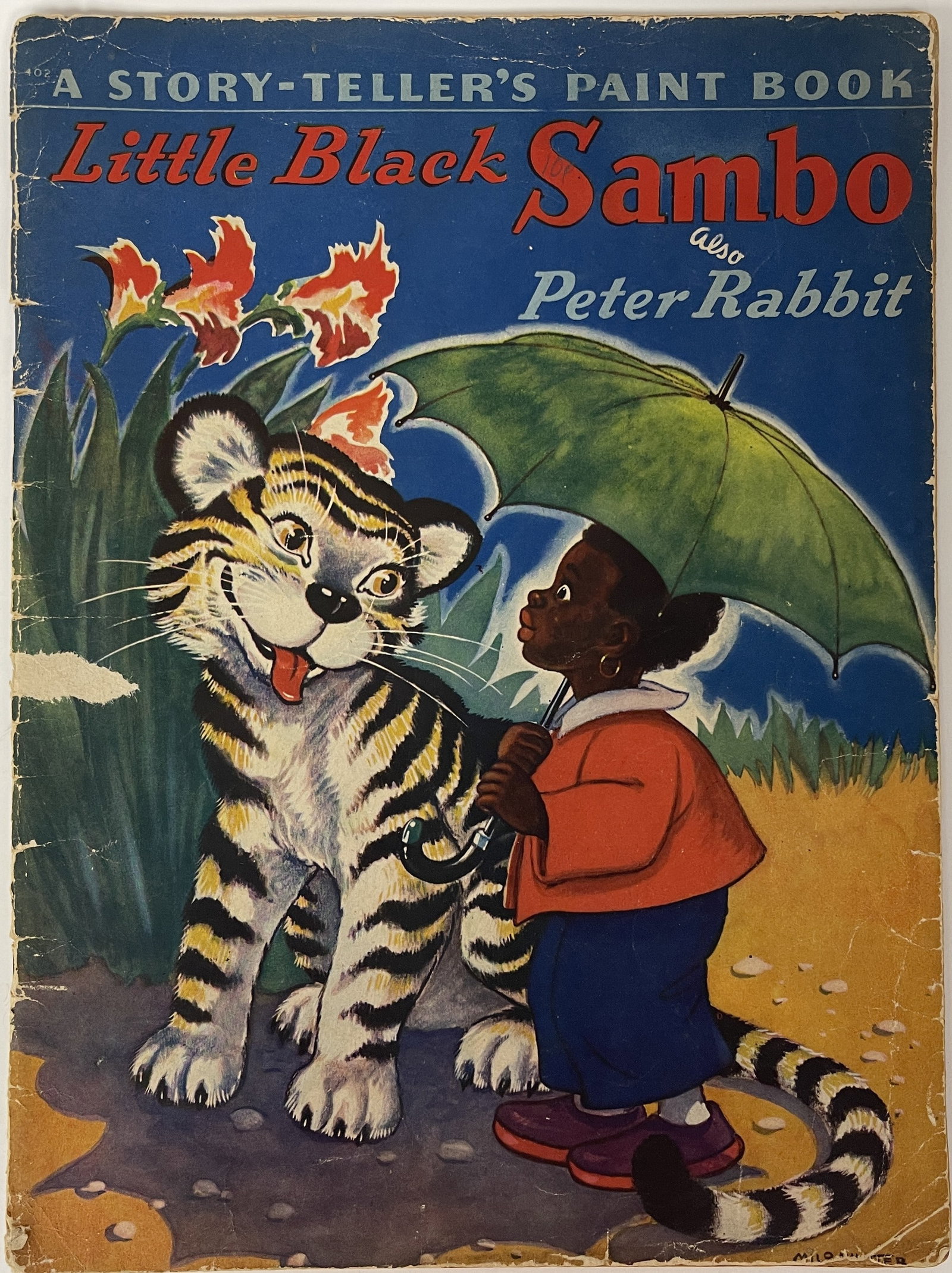 LITTLE BLACK SAMBO & PETER RABBIT COLORING BOOK (1 of 1)