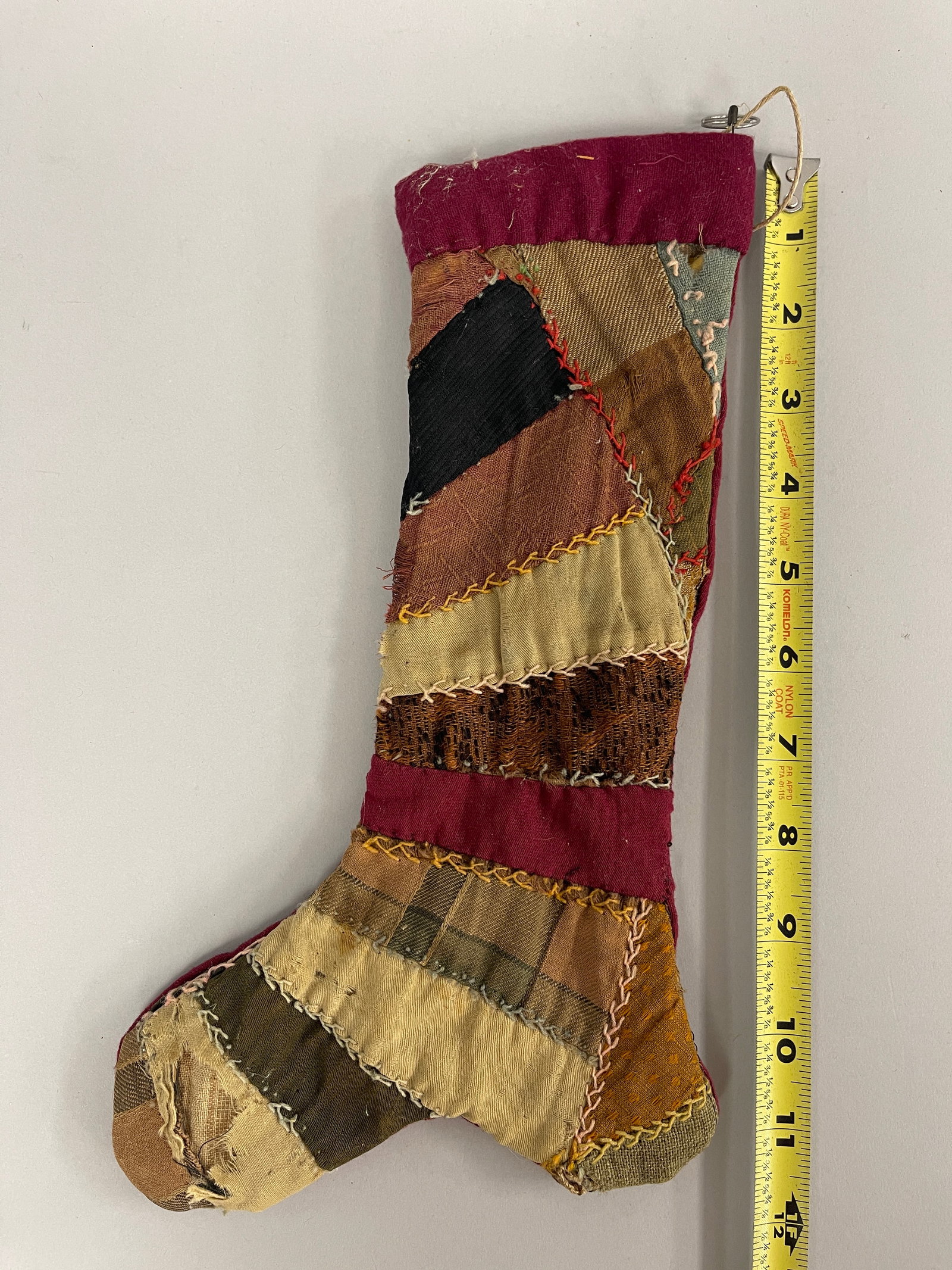 QUILTED CHRISTMAS STOCKING - 2