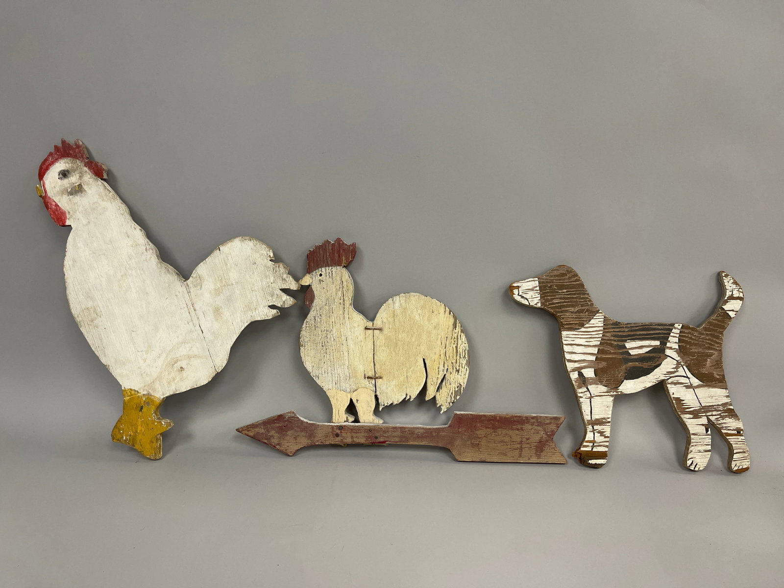 3 FLAT CARVED ANIMALS (1 of 5)
