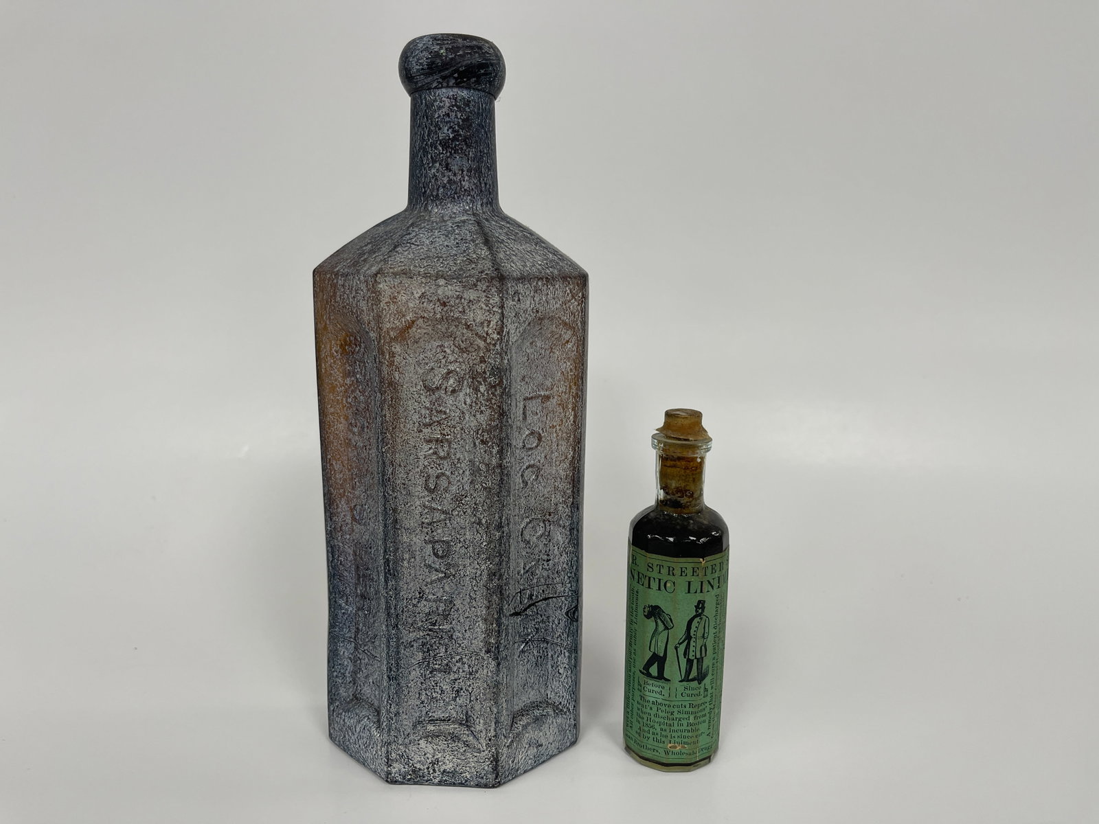 LOT 2 MEDICINE BOTTLES (1 of 3)
