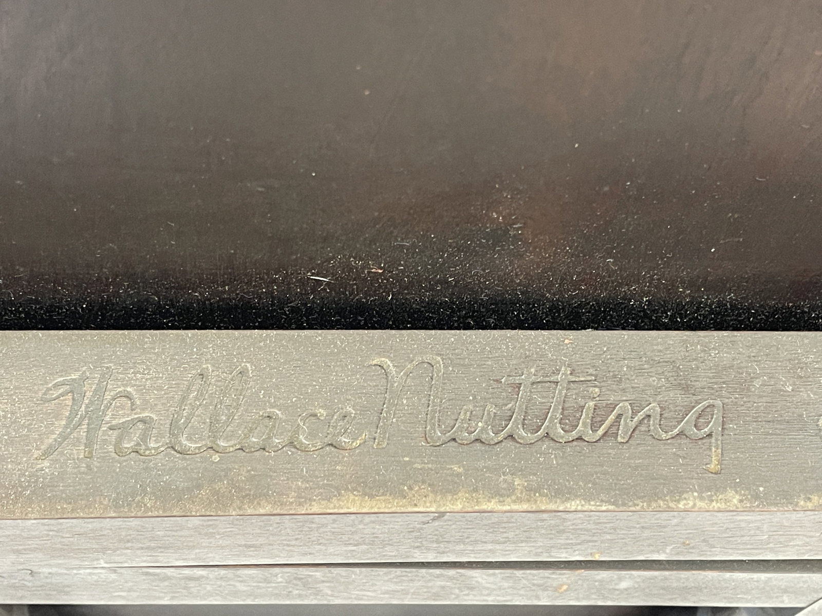 WALLACE NUTTING FOLDING TUCKAWAY TABLE - 3
