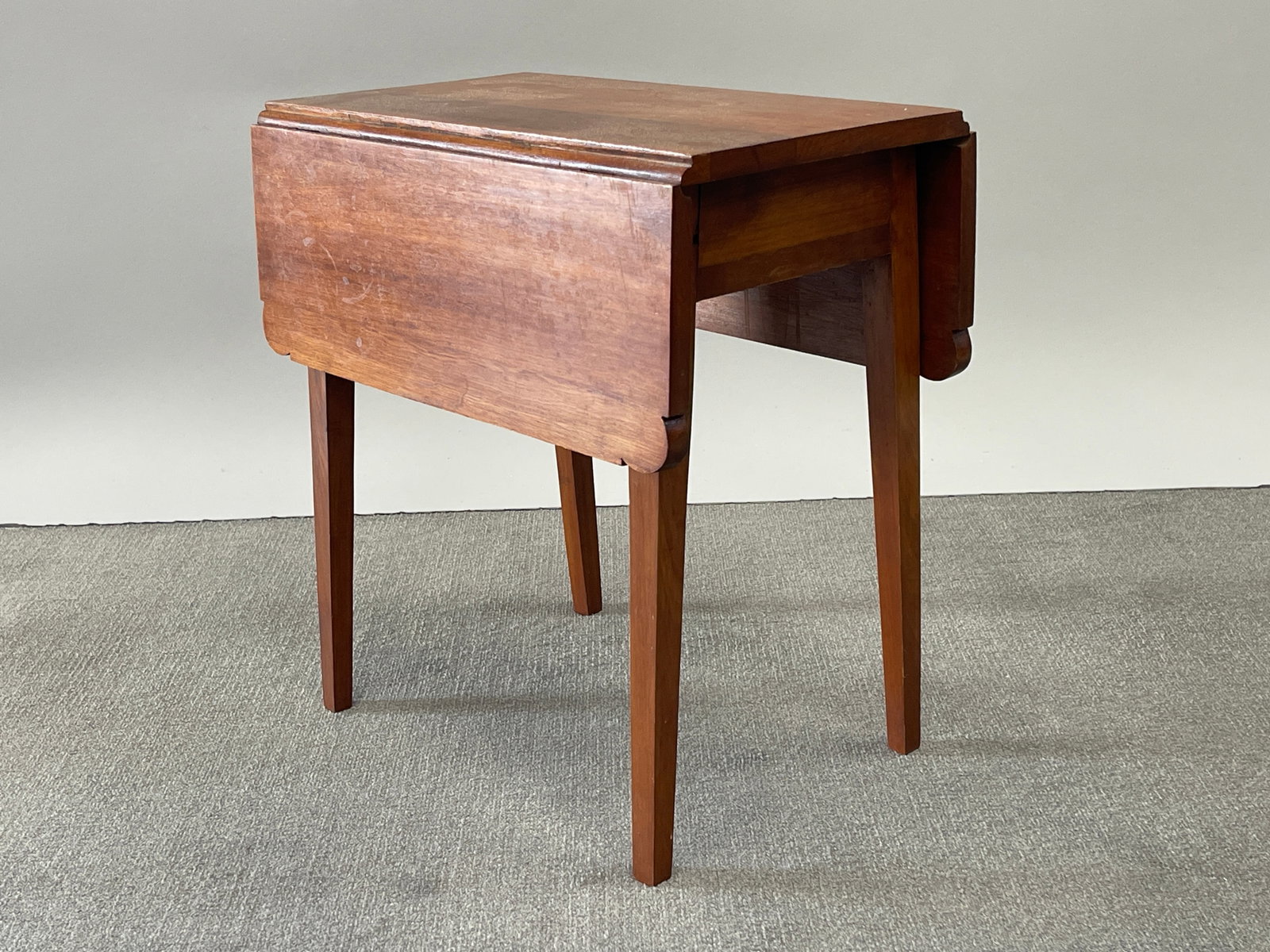 LADDERBACK SIDE CHAIR, SMALL DROP LEAF TABLE - 3