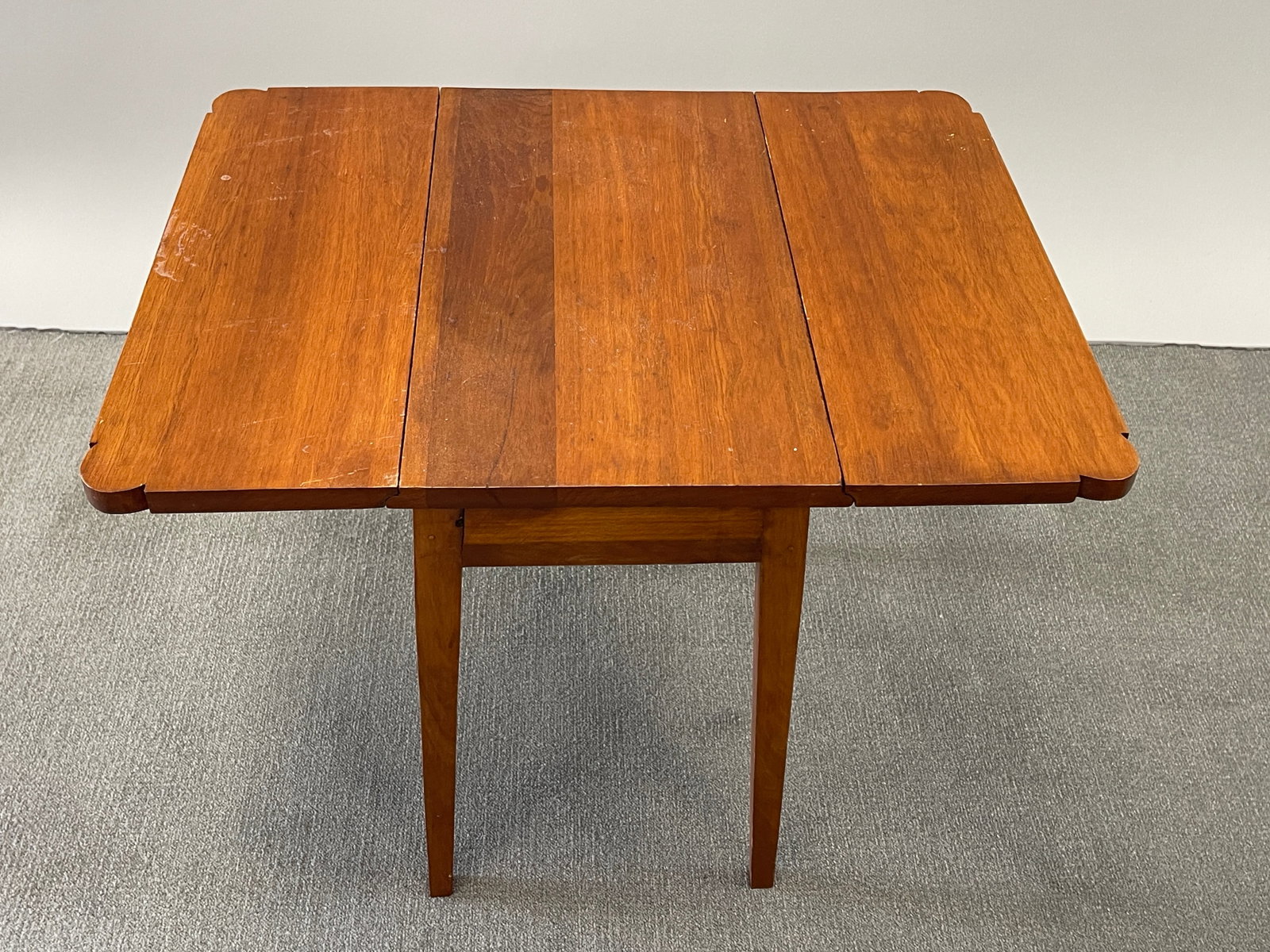 LADDERBACK SIDE CHAIR, SMALL DROP LEAF TABLE - 4