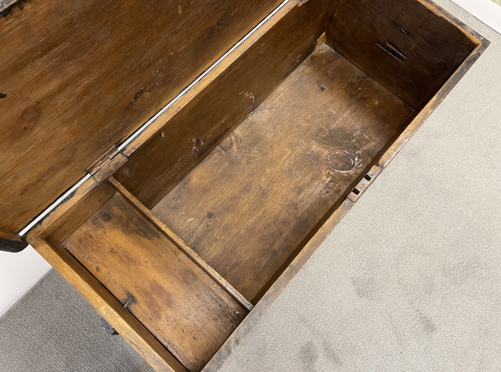 19TH C SEA CHEST - 6