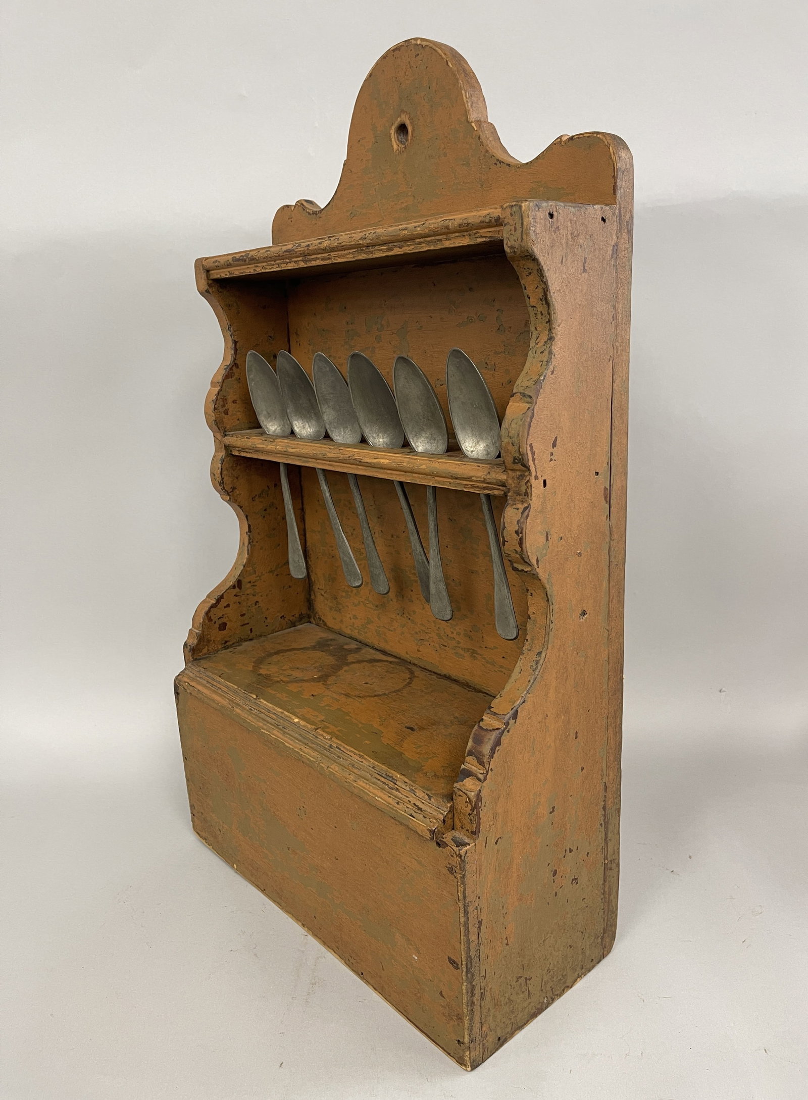 FABULOUS LIDDED WALLBOX SPOON RACK - 3