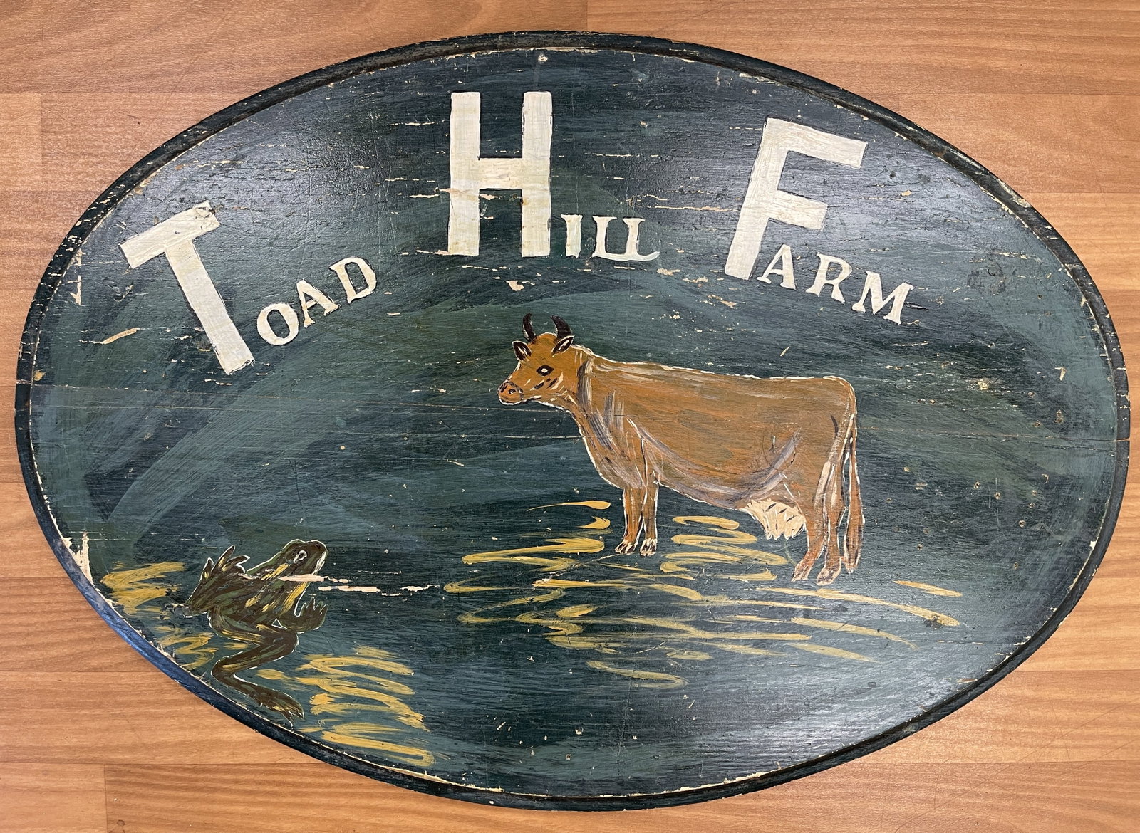 TOAD HILL FARM SIGN: TOAD HILL FARM SIGN