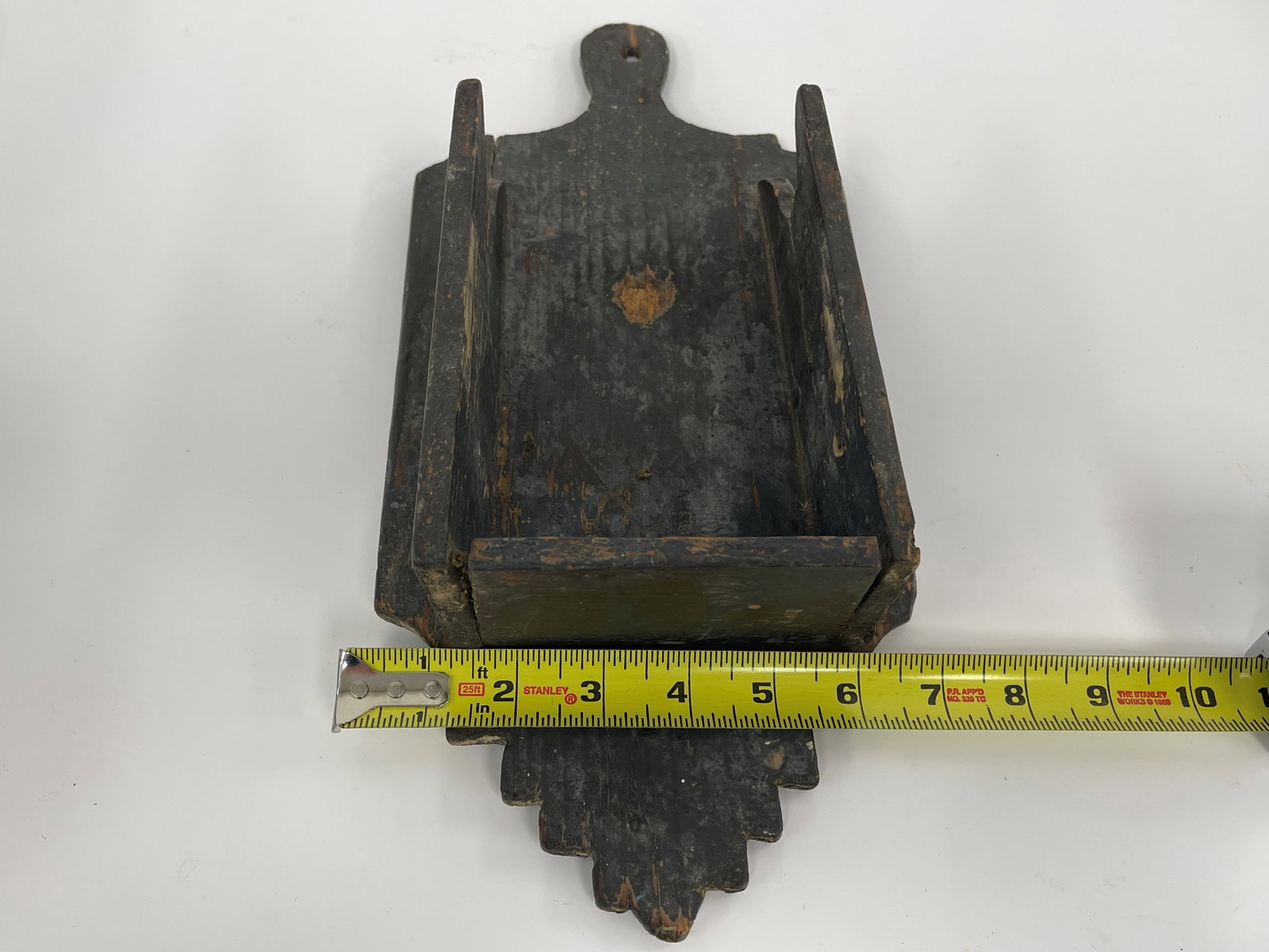 19TH C SCONCE SHELF PINE - 6