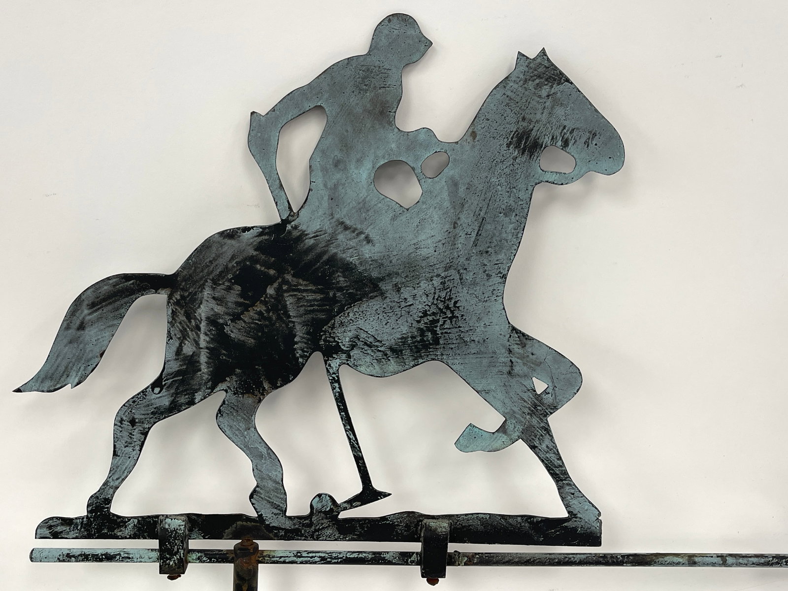 RARE POLO PLAYER WEATHERVANE - 3