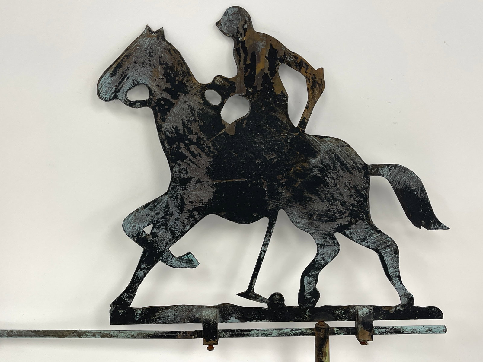 RARE POLO PLAYER WEATHERVANE - 4