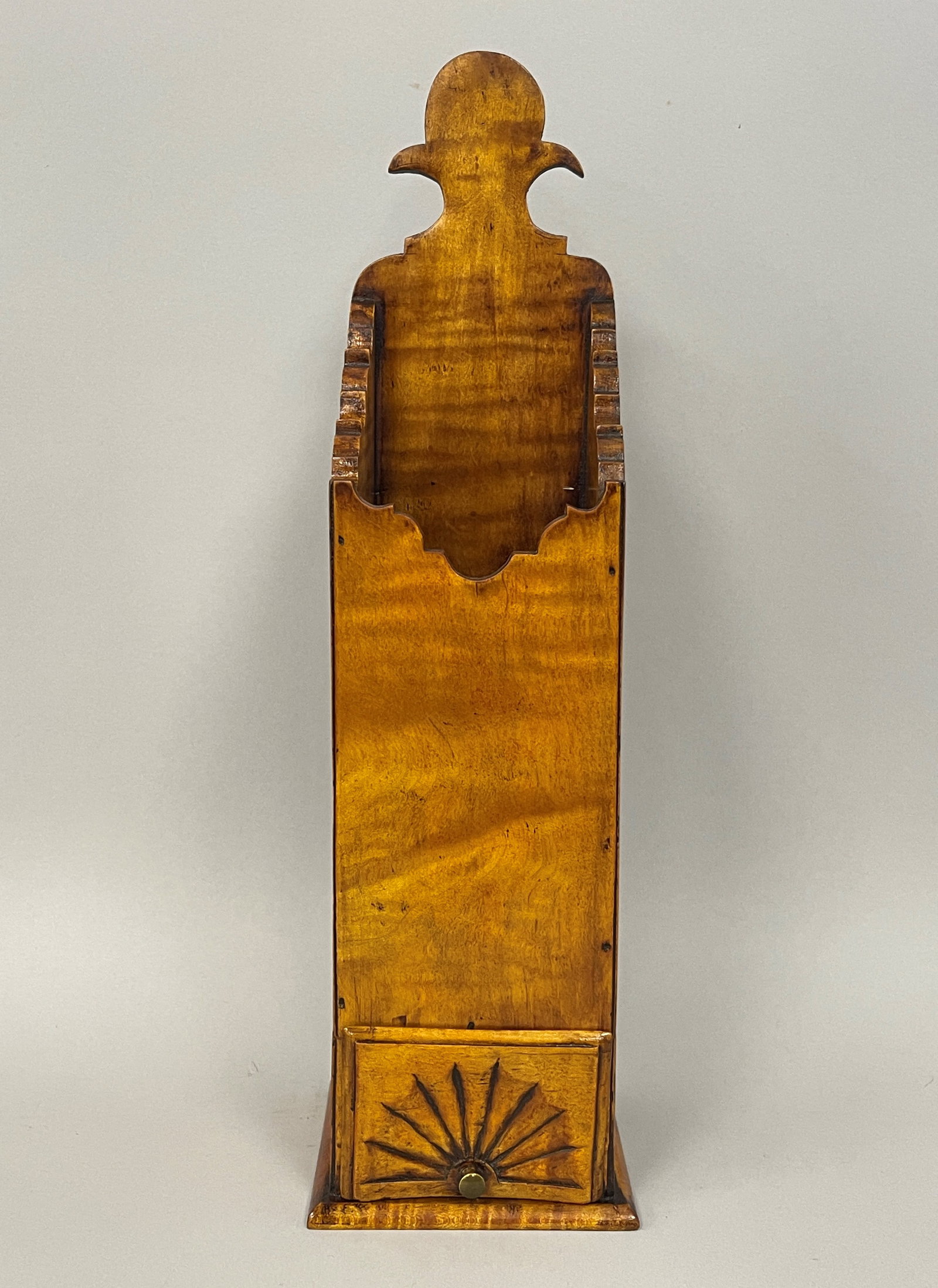 ELDRED WHEELER CANDLE BOX: ELDRED WHEELER CANDLE BOX , ONE DRAWER, MADE FOR OLD STURBRIDGE VILLAGE