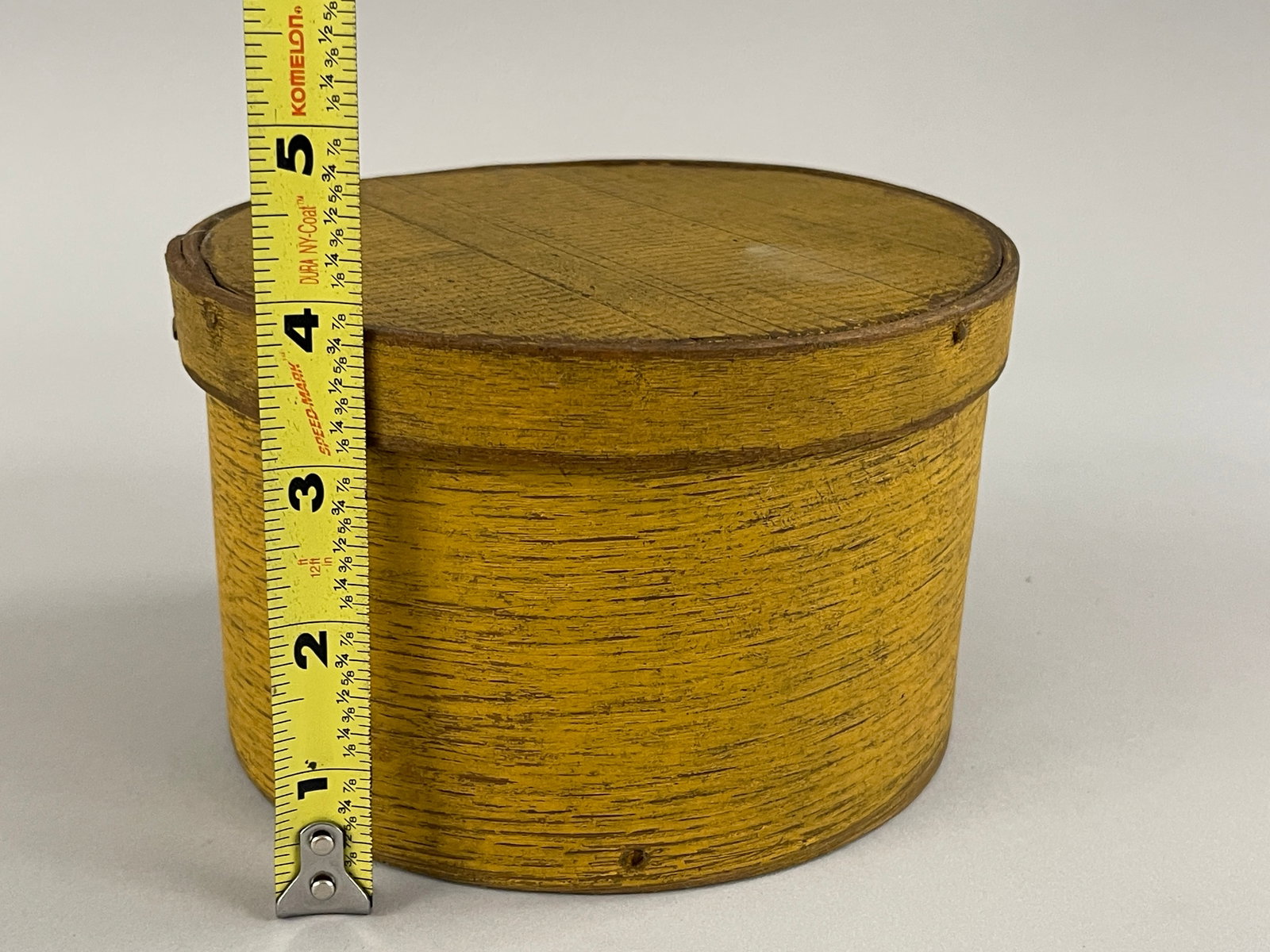 MUSTARD PAINTED PANTRY BOX - 5