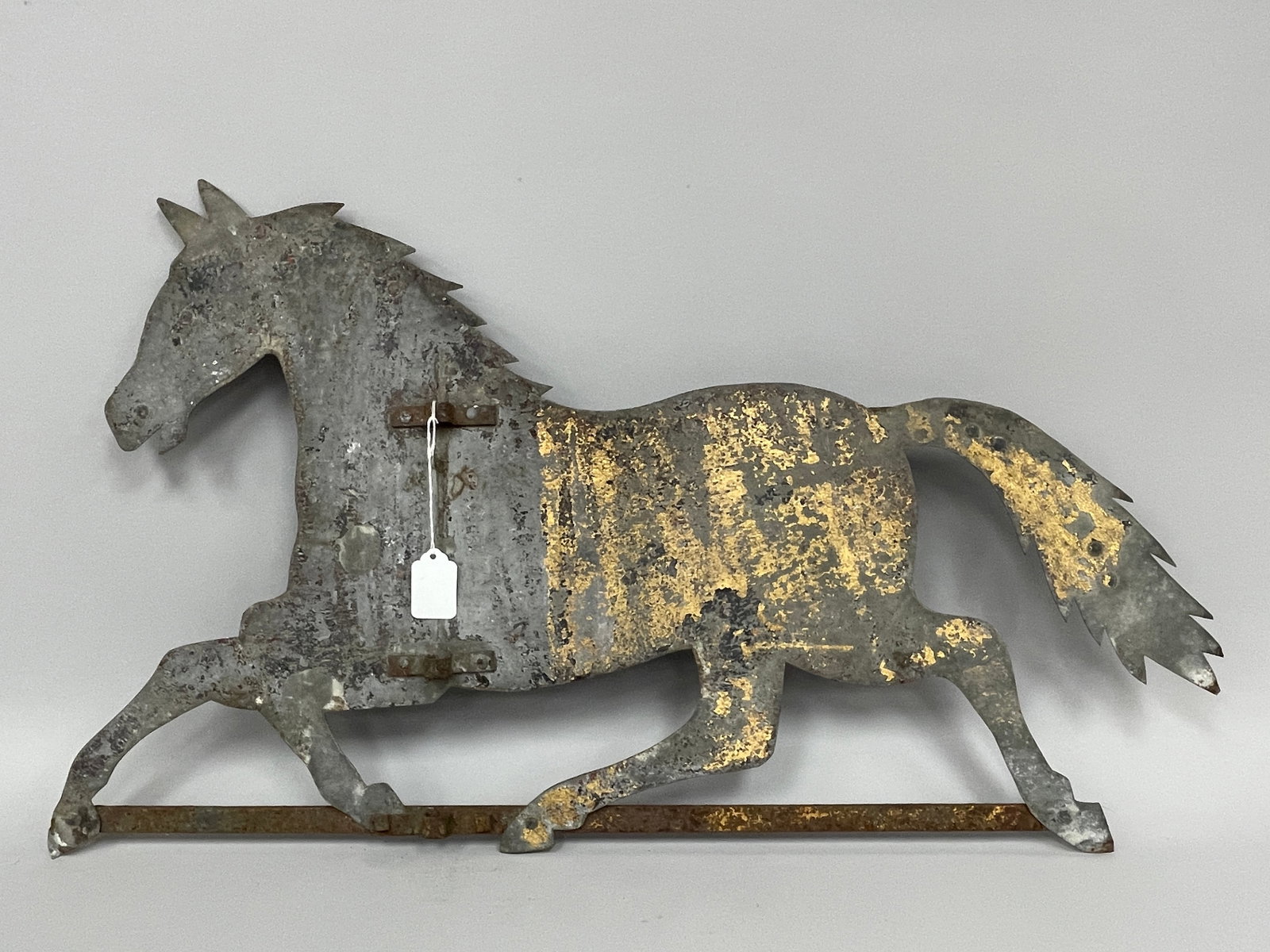SHEET IRON RUNNING HORSE WEATHERVANE (1 of 5)