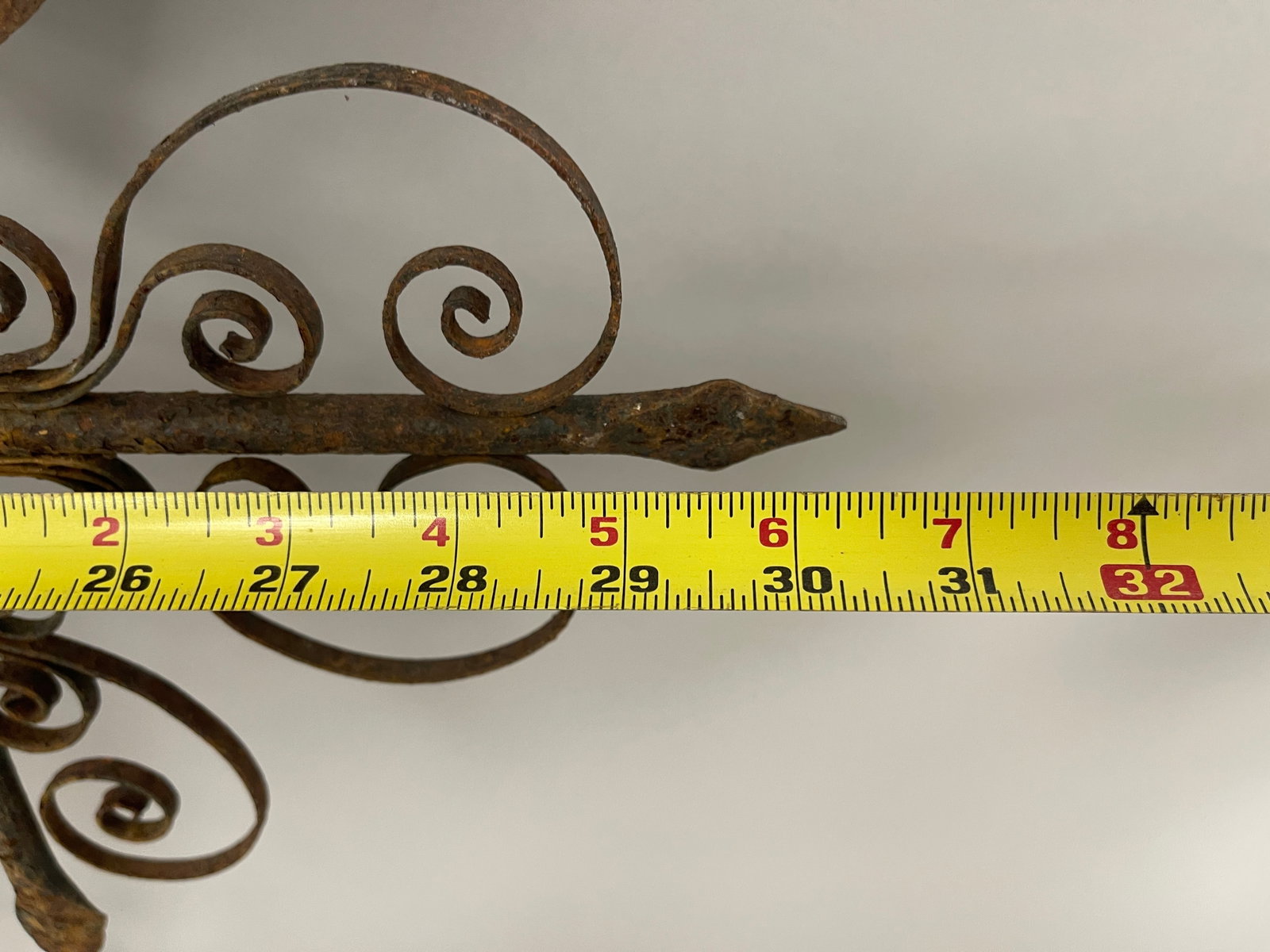 LARGE IRON ROOSTER WEATHERVANE - 5