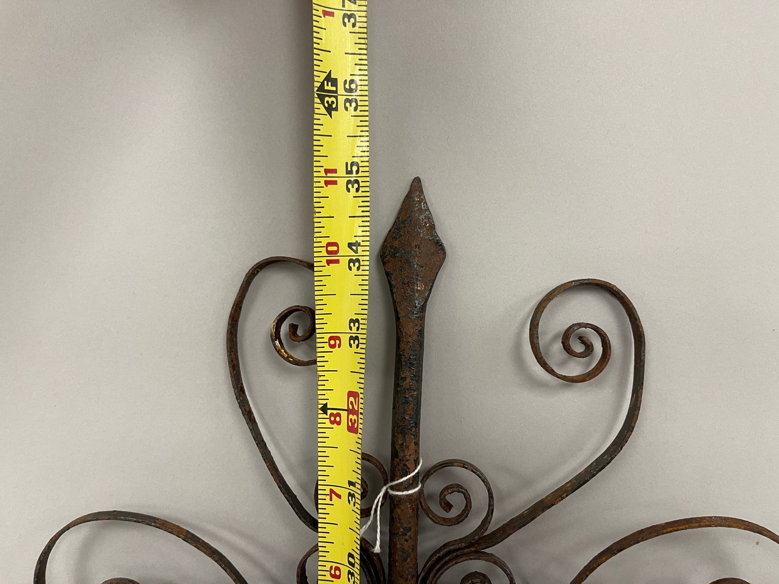 LARGE IRON ROOSTER WEATHERVANE - 6