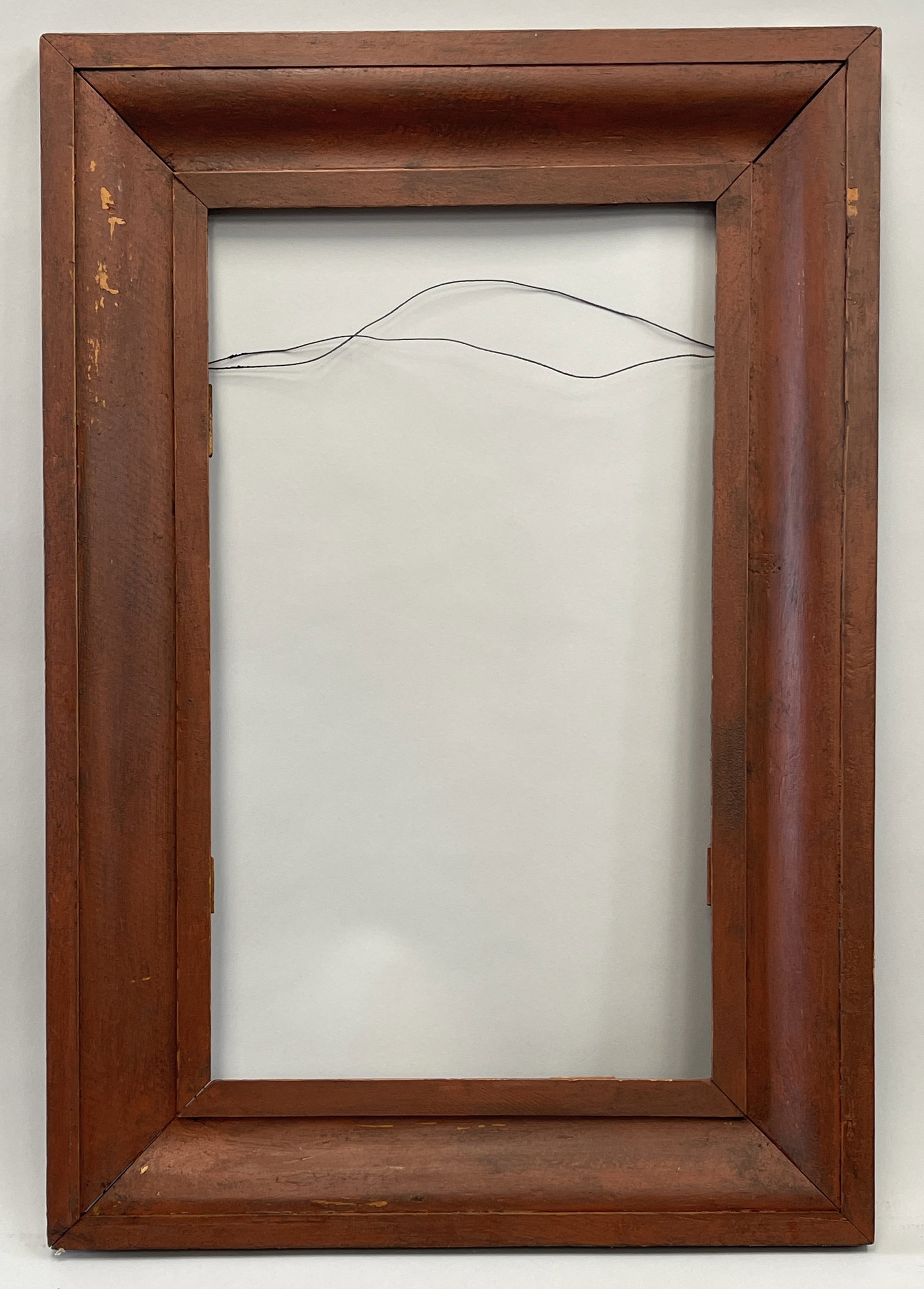 EARLY 19THC FRAME IN LOVELY RED PAINT (1 of 5)