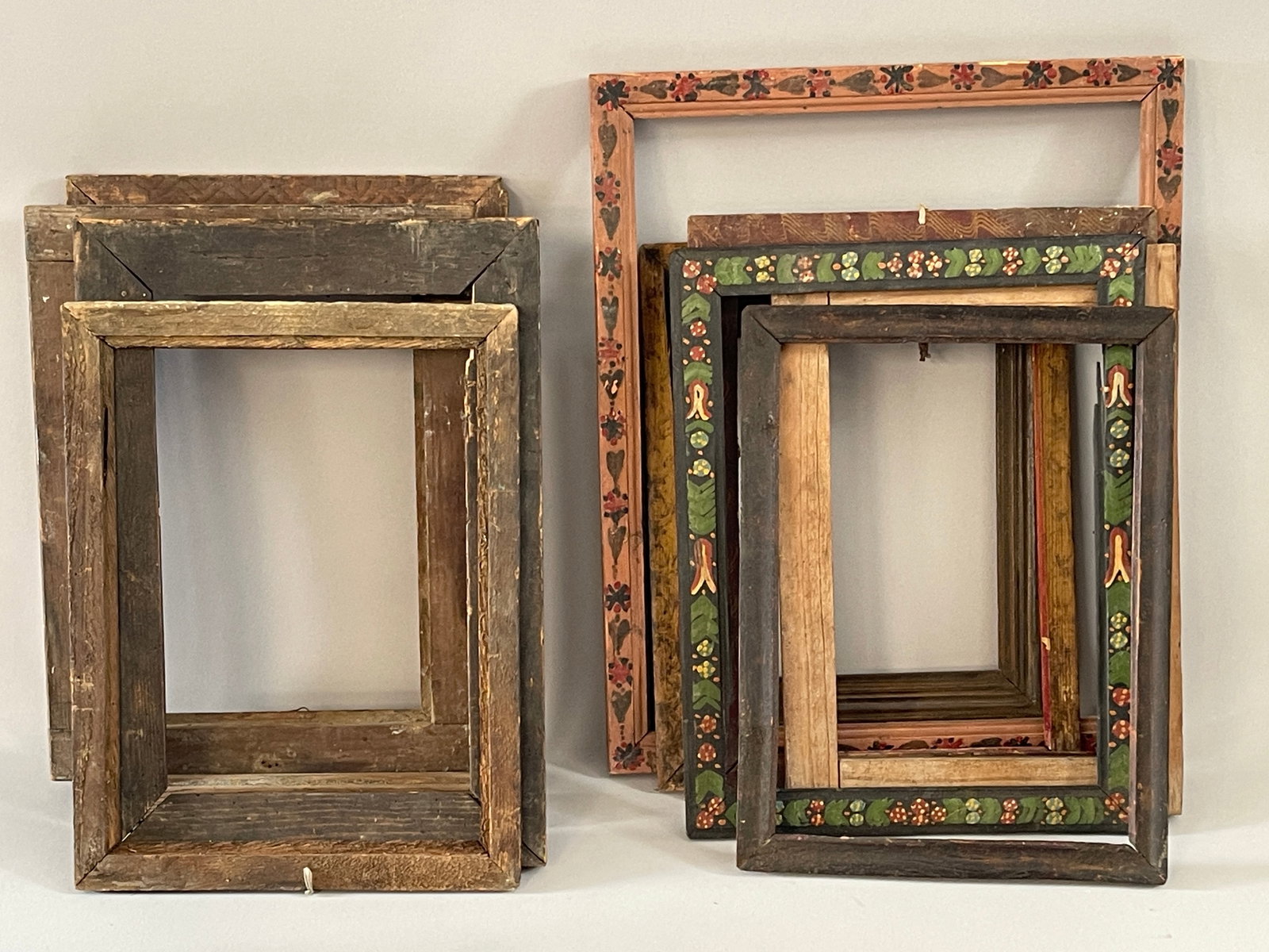 LOT OF 12 ORIGINAL PAINT PICTURE FRAMES (1 of 3)
