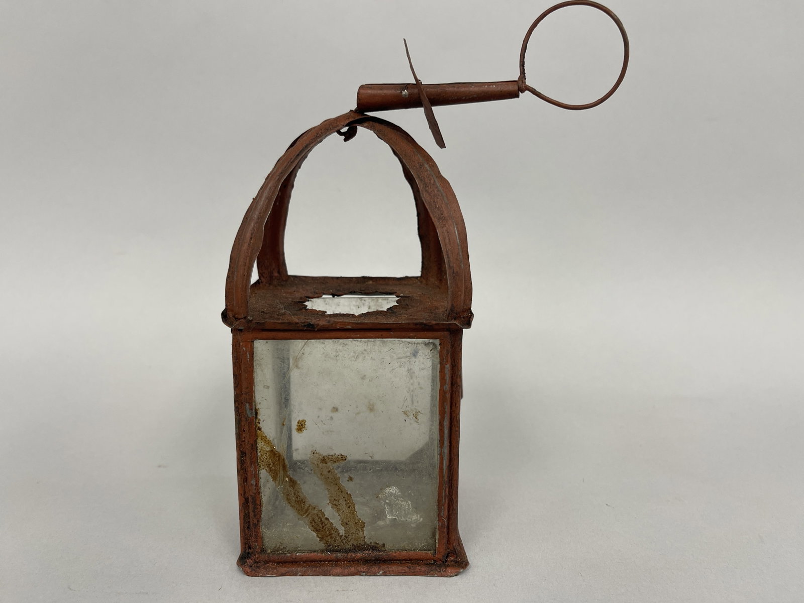 EARLY PAINTED TIN LANTERN (1 of 4)