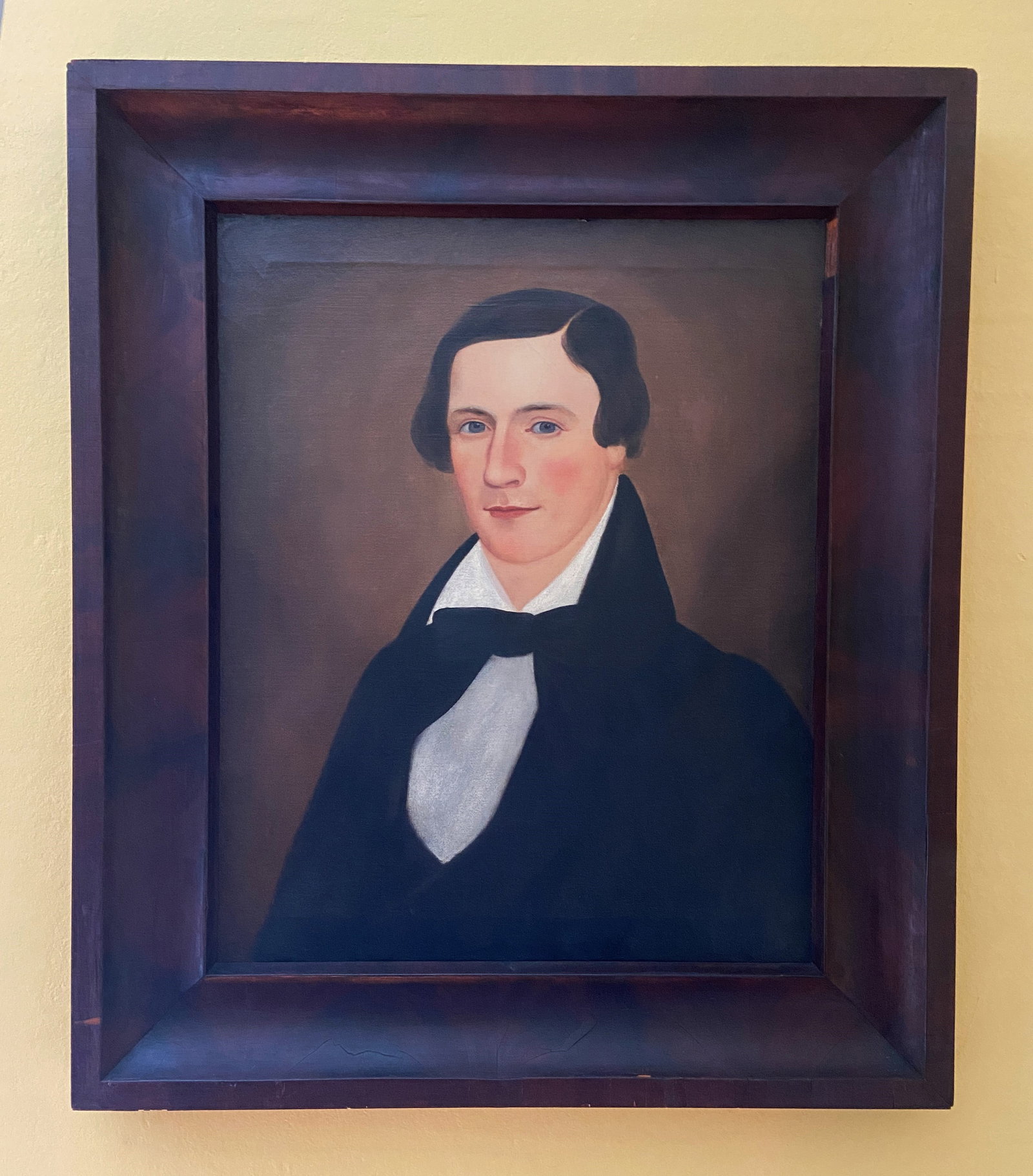 PORTRAIT OF A MAN: PORTRAIT OF A MAN 17" X 24" & FRAME 24" X 28"