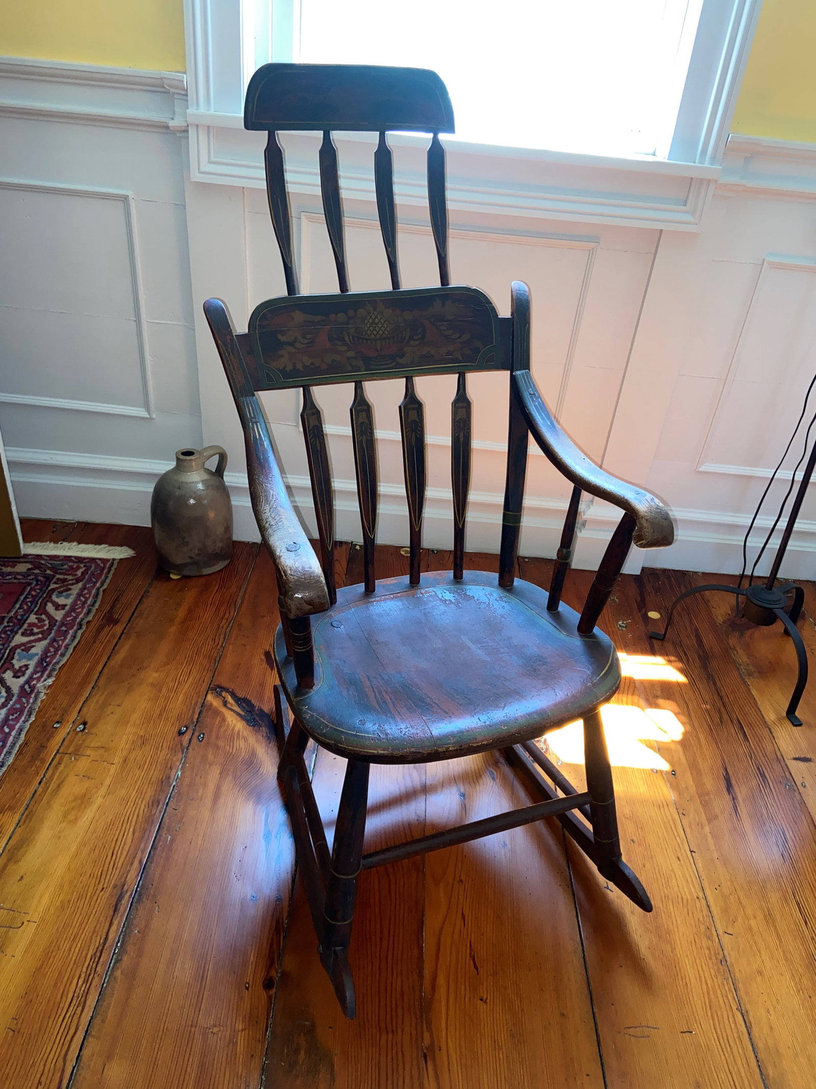 EARLY PAINTED ROCKING CHAIR (1 of 1)