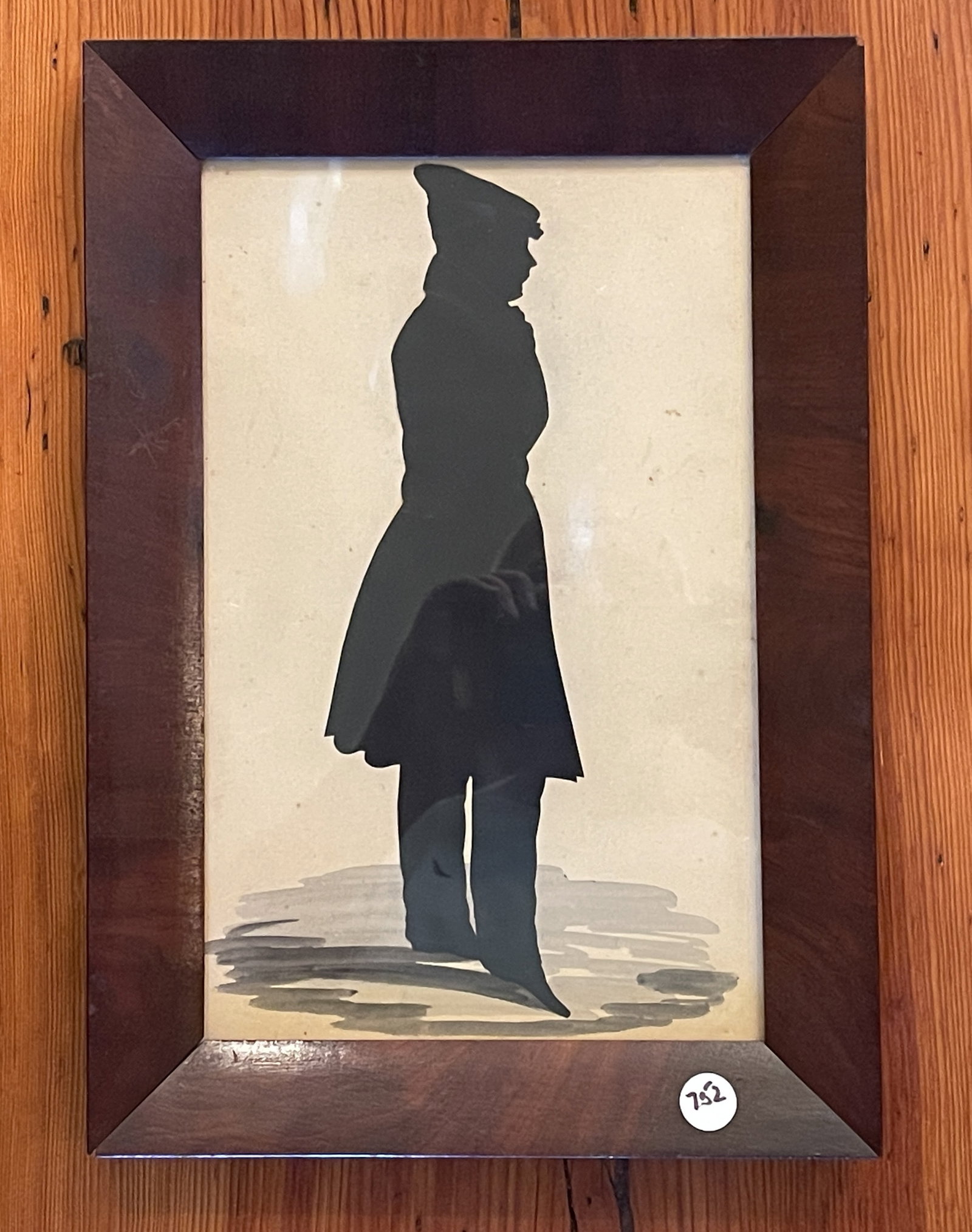 19TH C SILHOUETTE SAILOR (1 of 2)